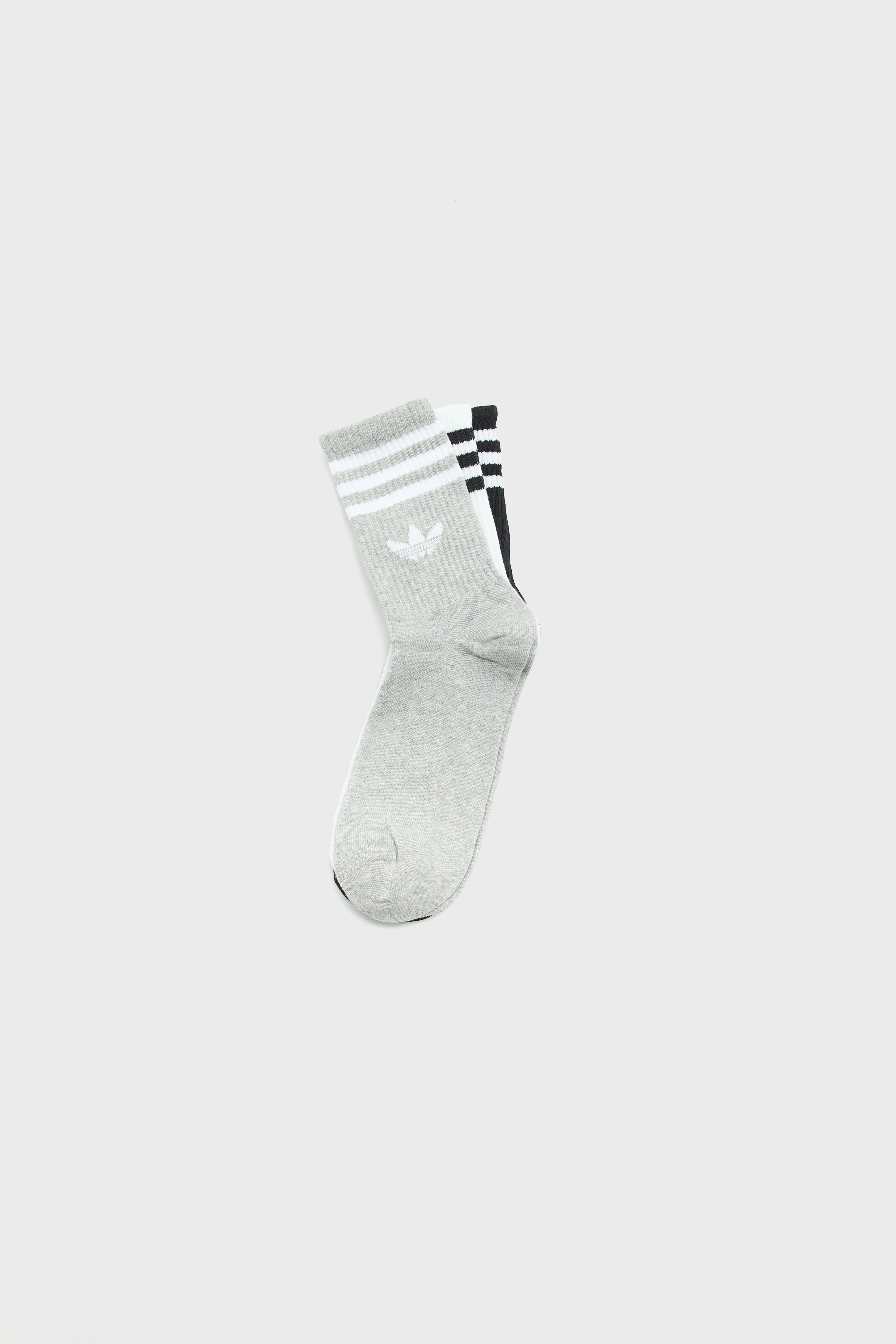 3-Stripes Crew Socks for Men (252 / M / WHITE) - Image 2
