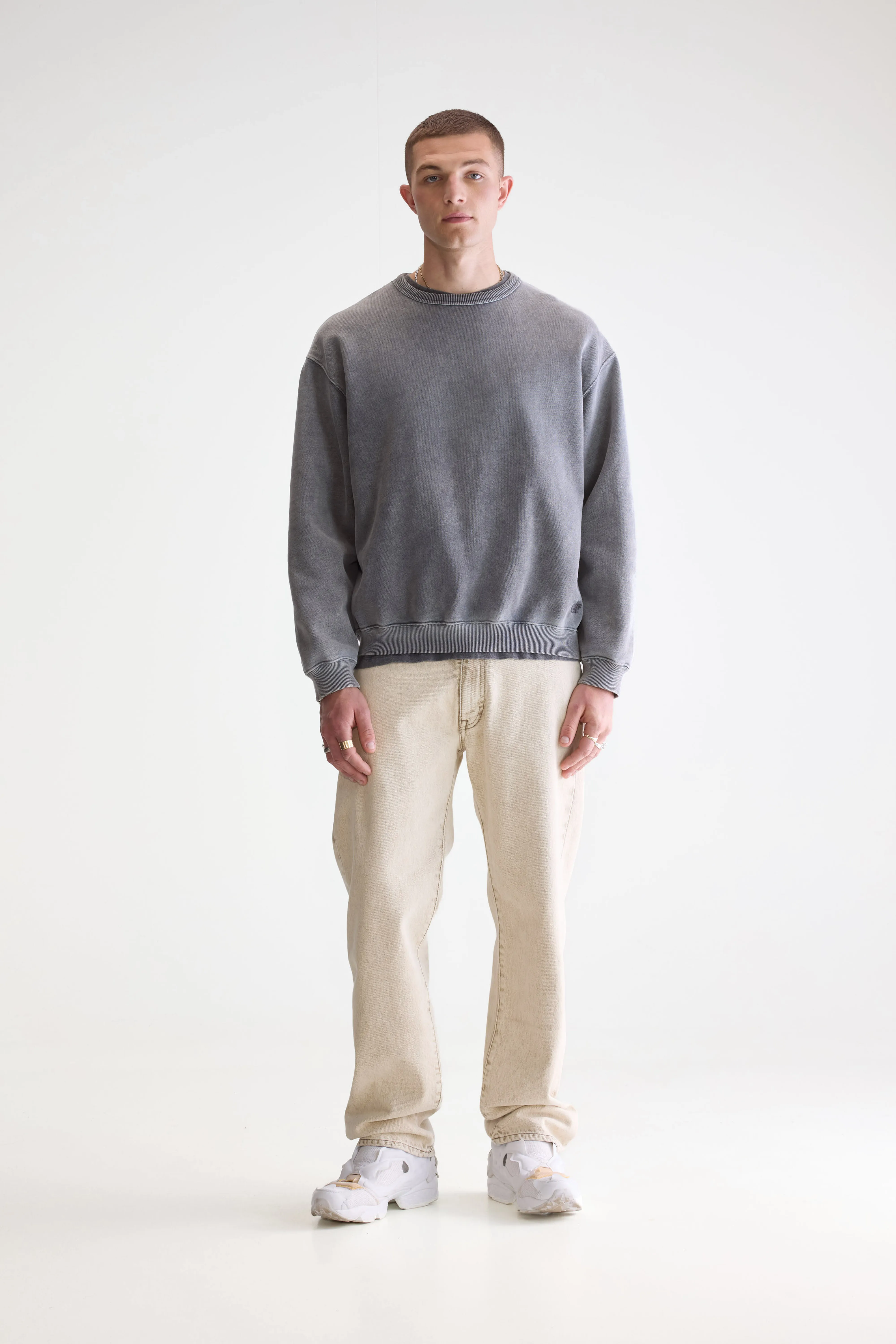Fabien crewneck sweatshirt (252 / M / BLACK BLUE) - Image 3