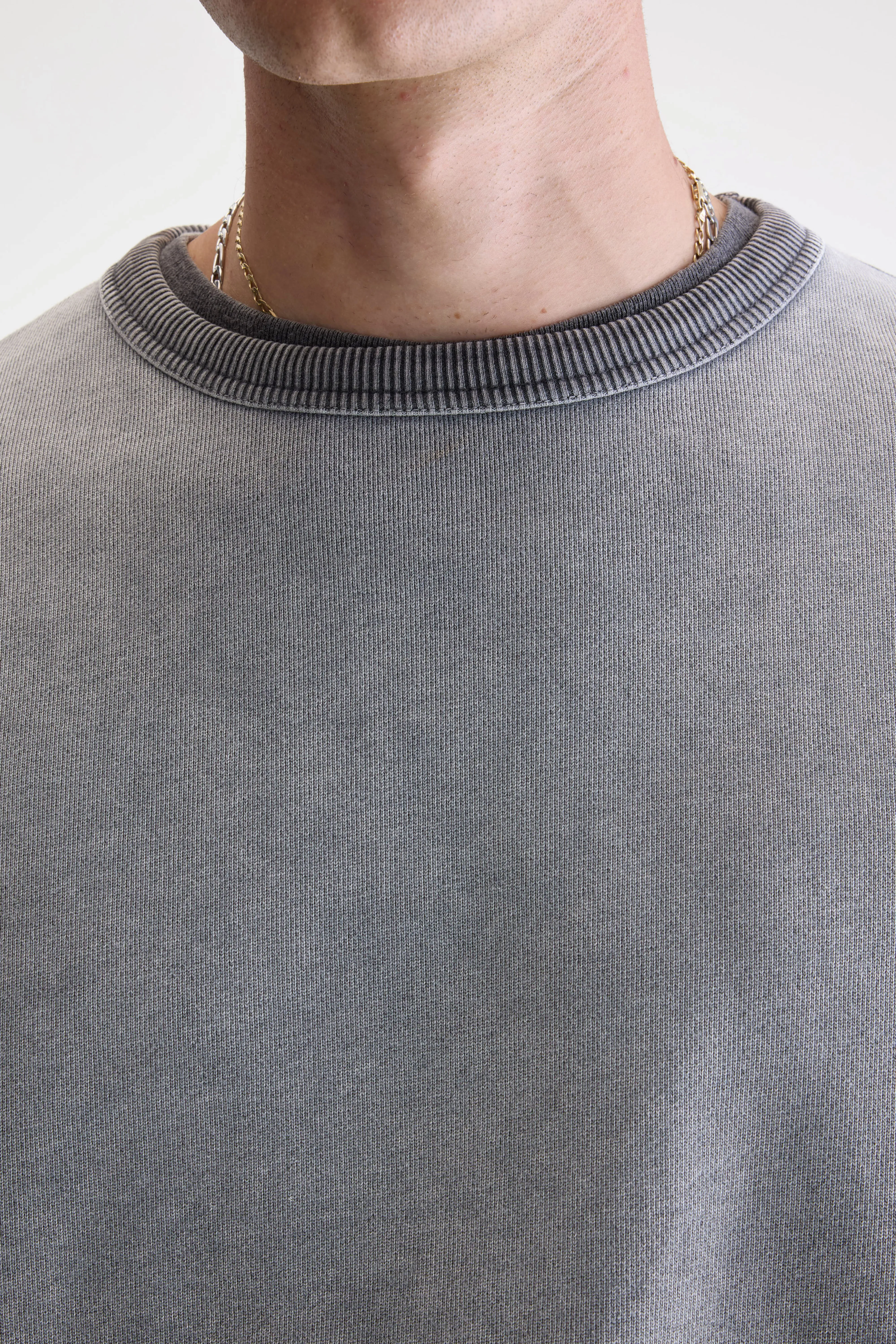 Fabien crewneck sweatshirt (252 / M / BLACK BLUE) - Image 5