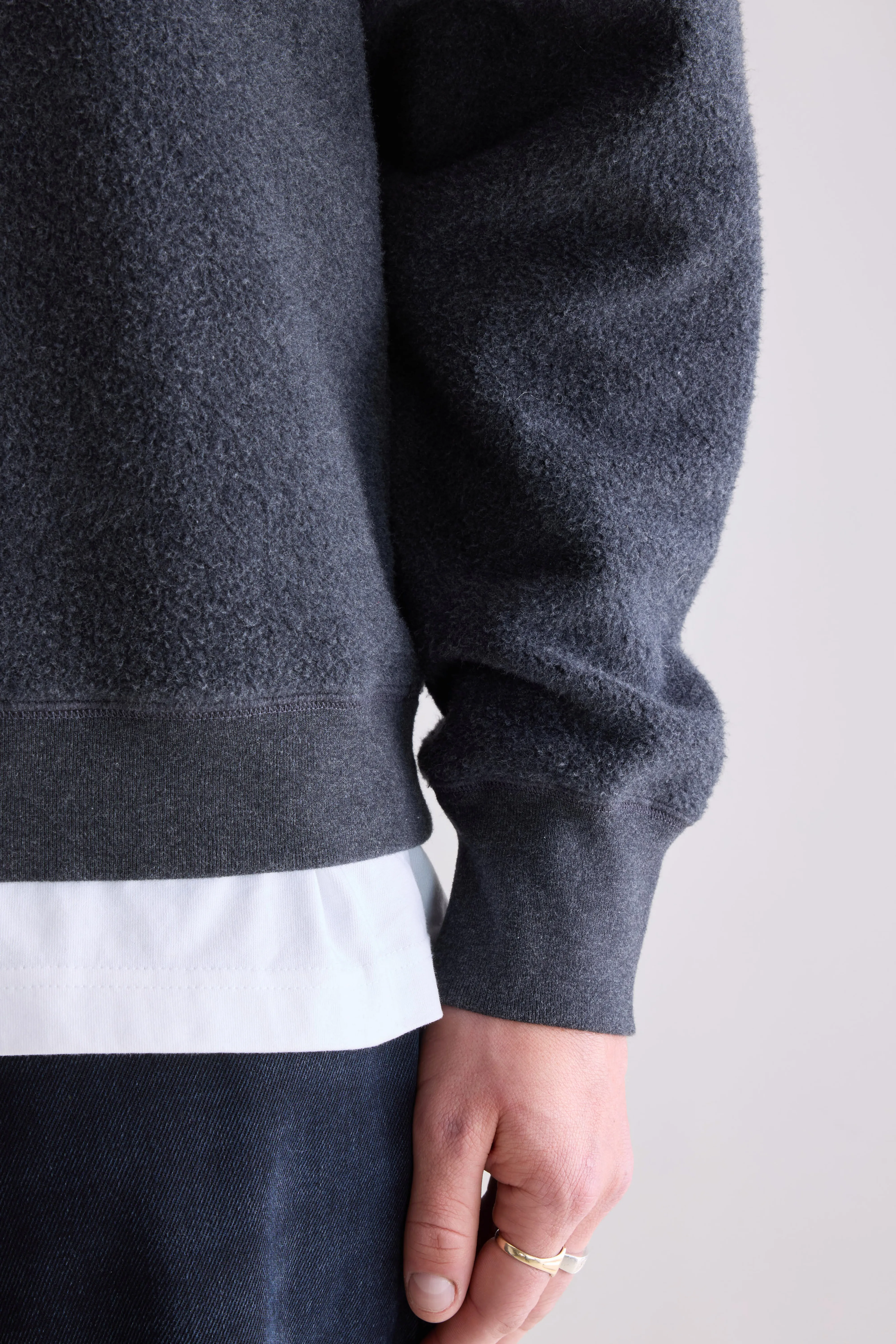 Matt crewneck sweatshirt (252 / M / ANTHRACITE) - Image 6