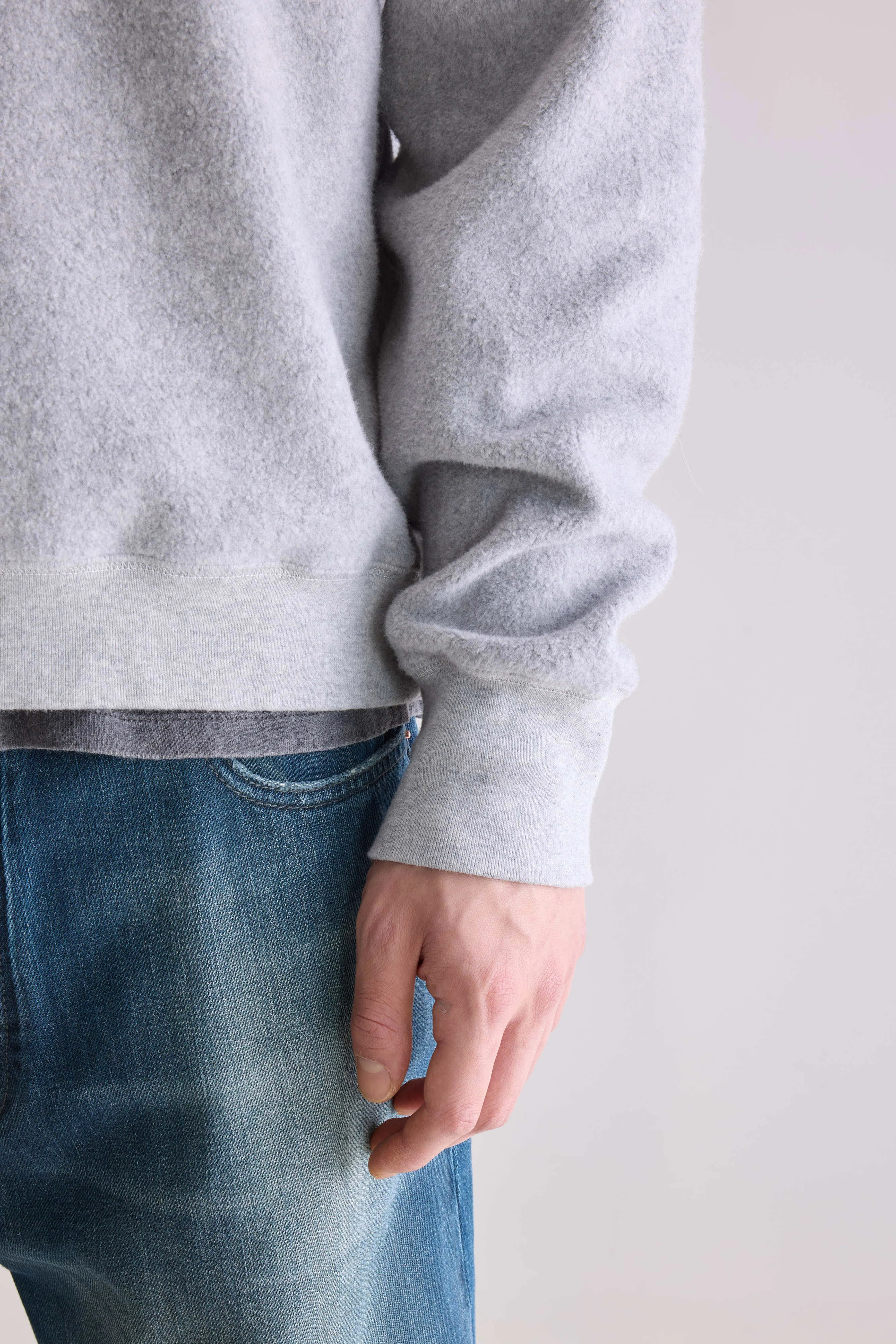 Matt crewneck sweatshirt (252 / M / H. GREY) - Image 6