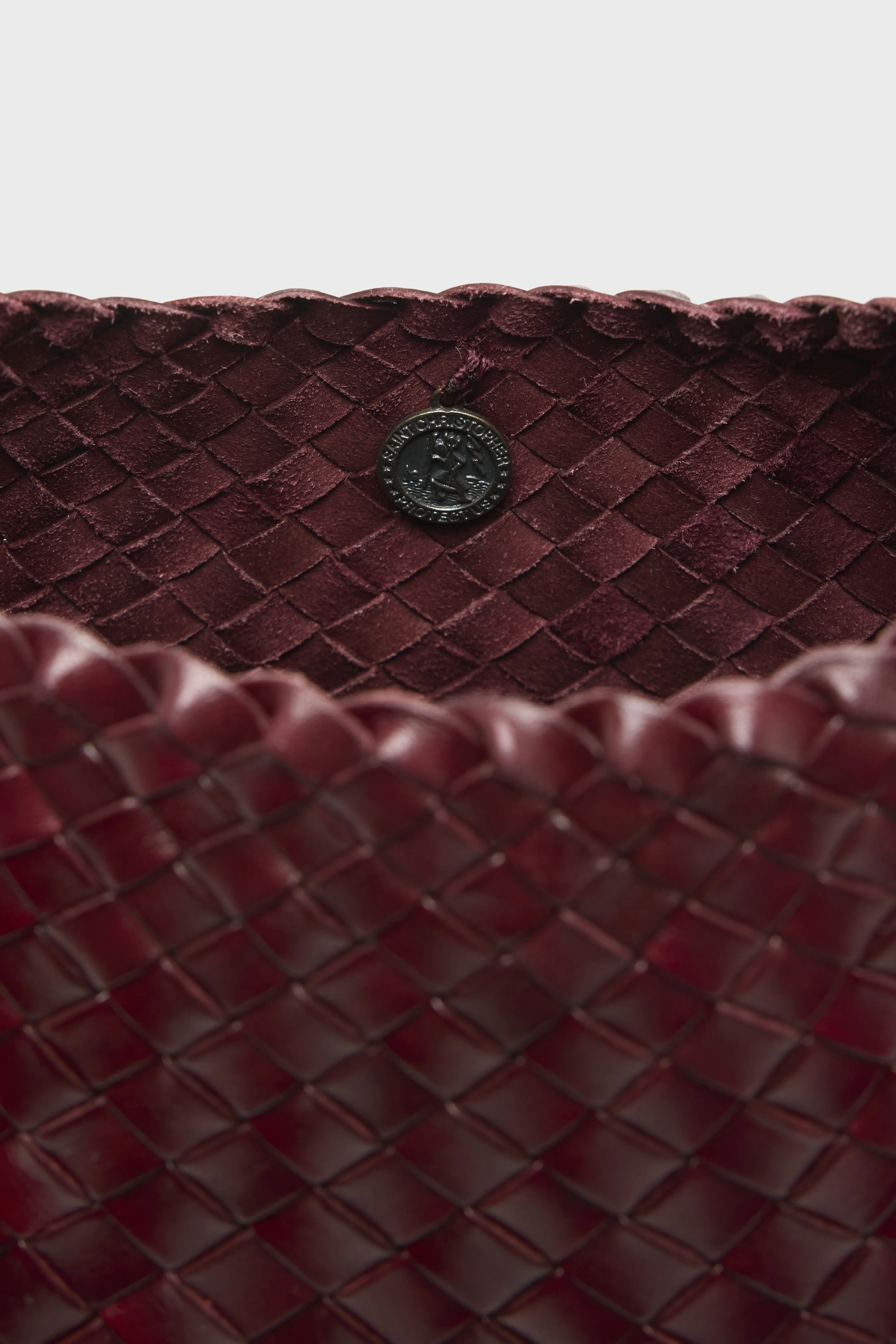 Rosanna Bordo Woven Leather Bag  (251 / W / BORDEAUX) - Image 5