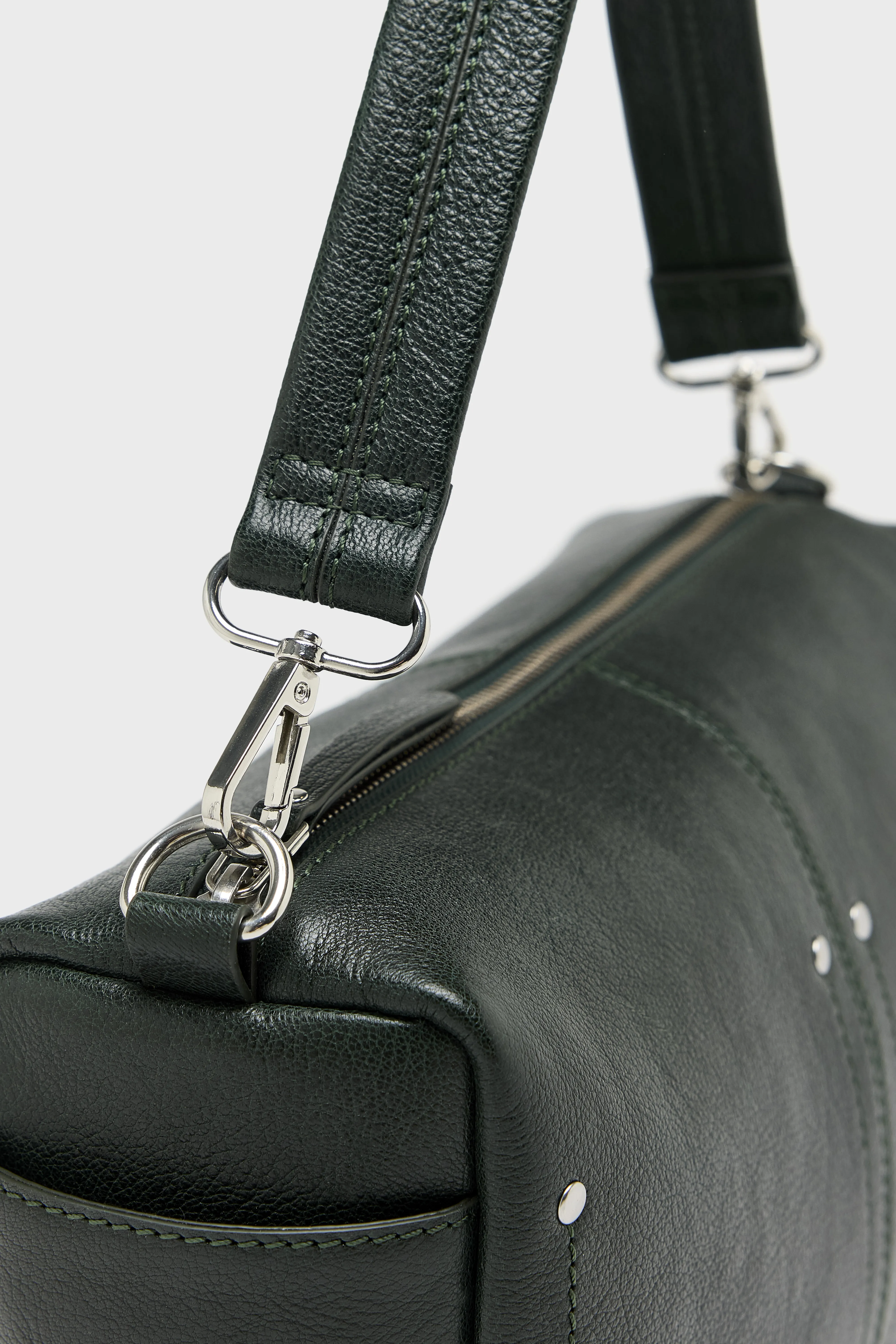 Duol leather handbag (261 / W / BOTTLE) - Image 6