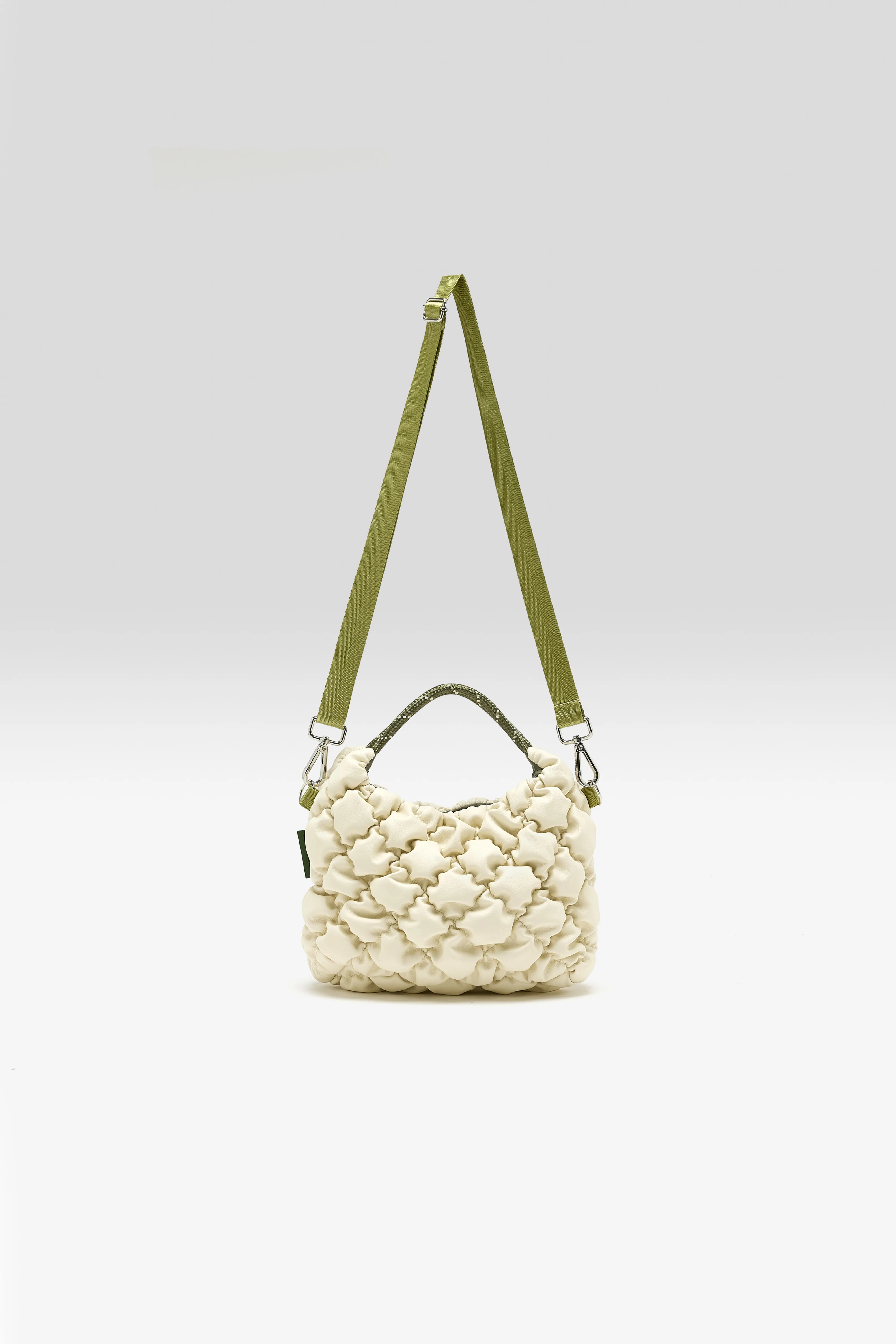 Helcro padded shoulder bag (261 / W / CREAM) - Image 2