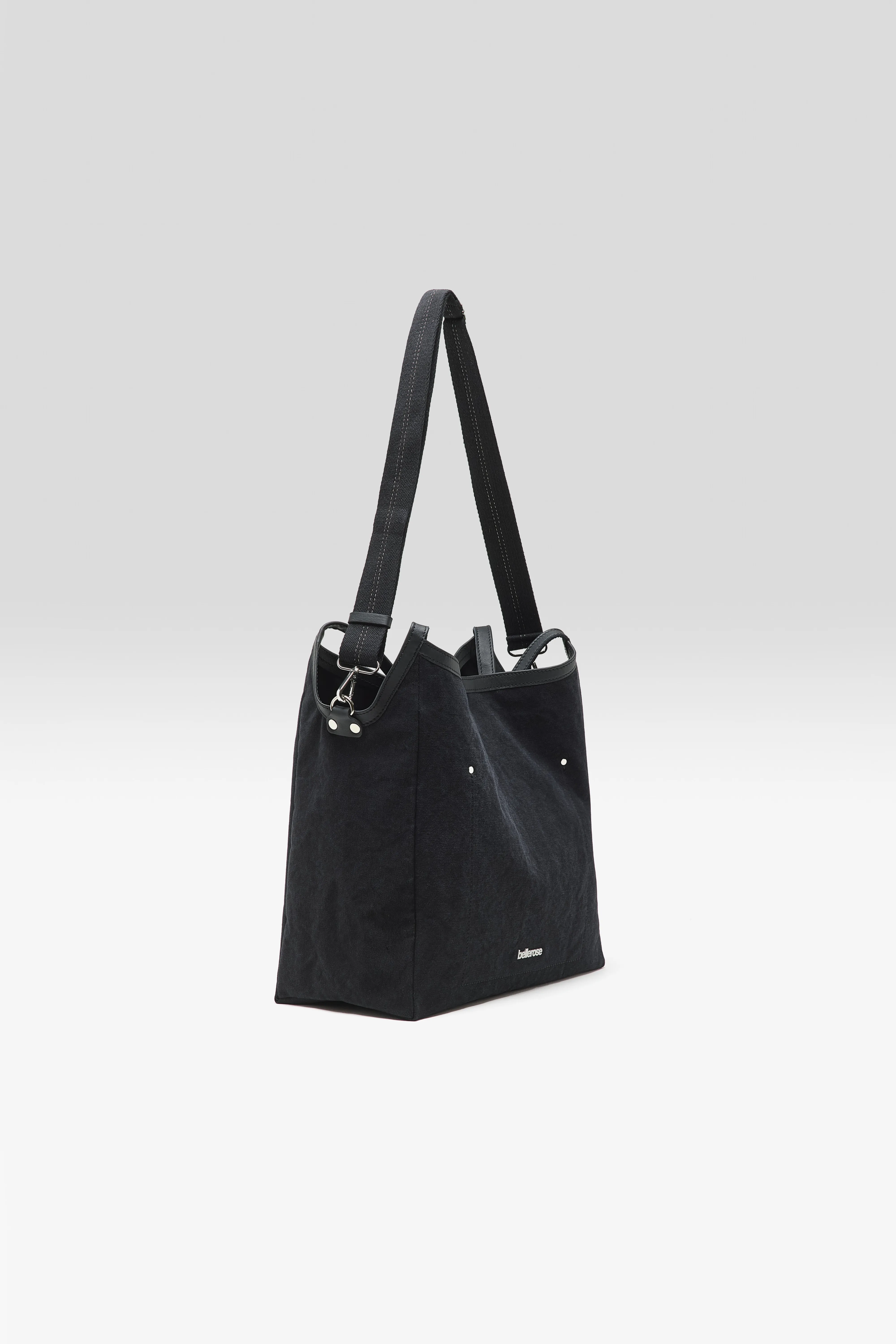Singa canvas handbag (261 / W / BLACK) - Image 9