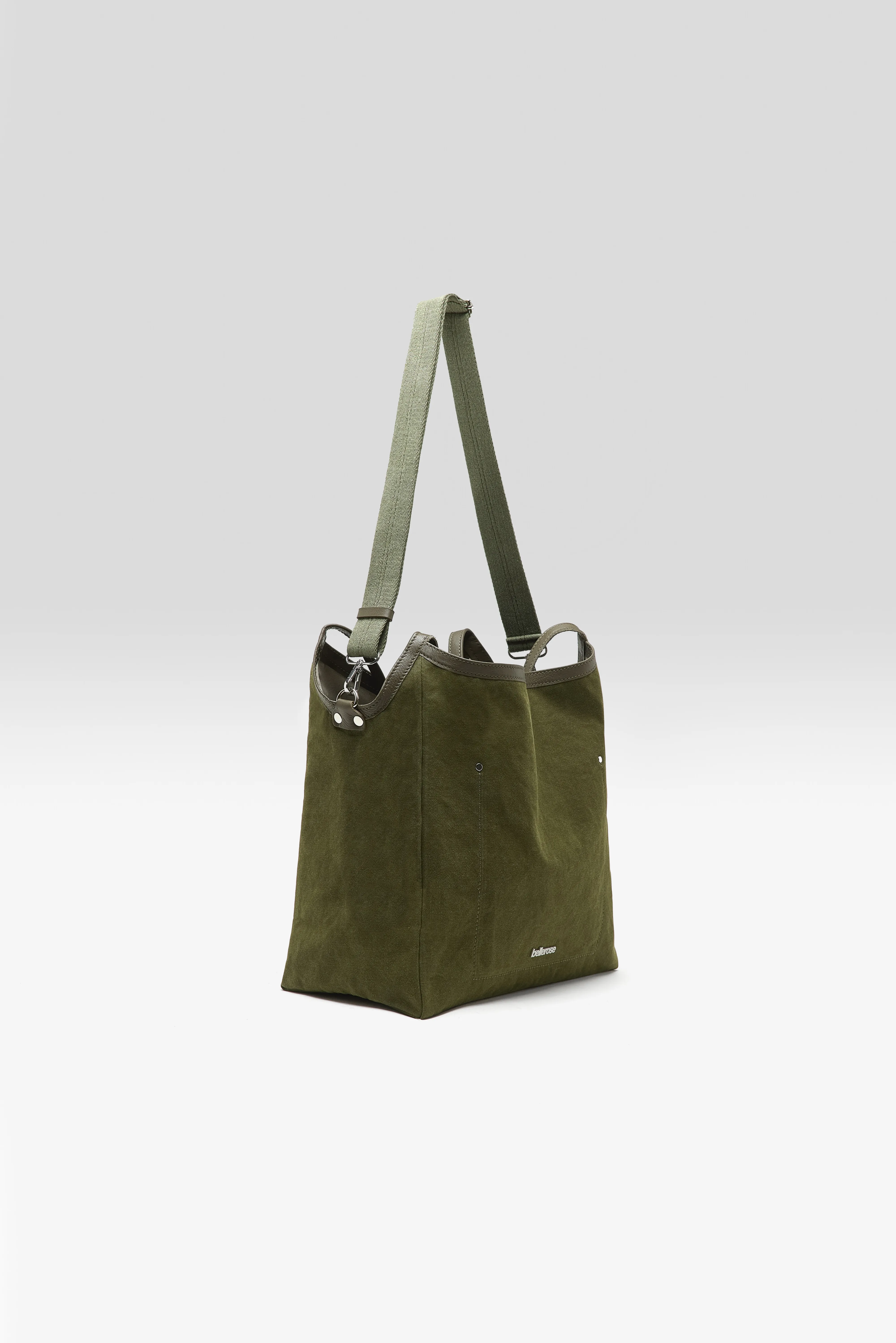 Singa canvas handbag (261 / W / OLIVE) - Image 9