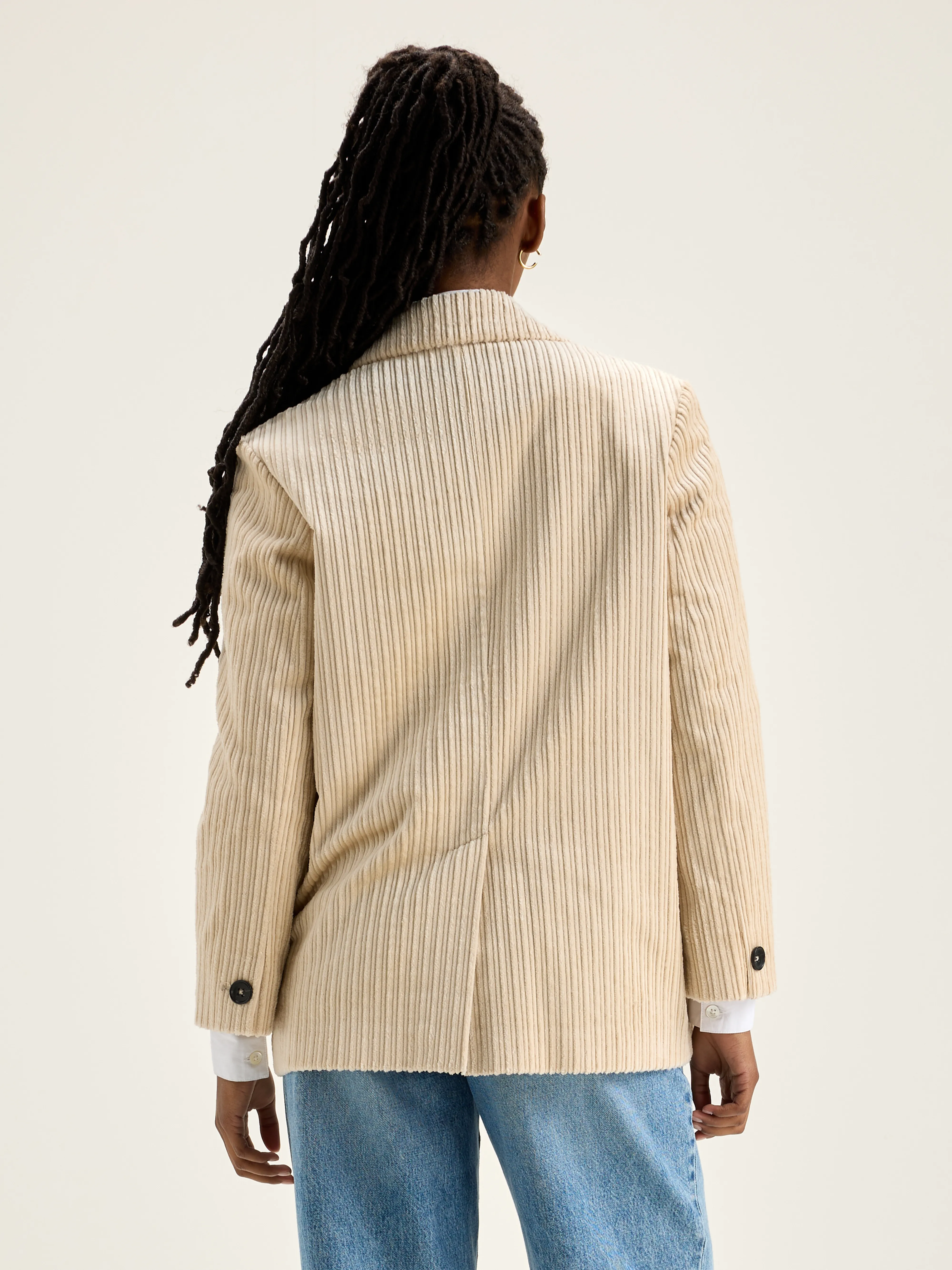 Veil relaxed blazer (242 / W / SHELL) - Image 4