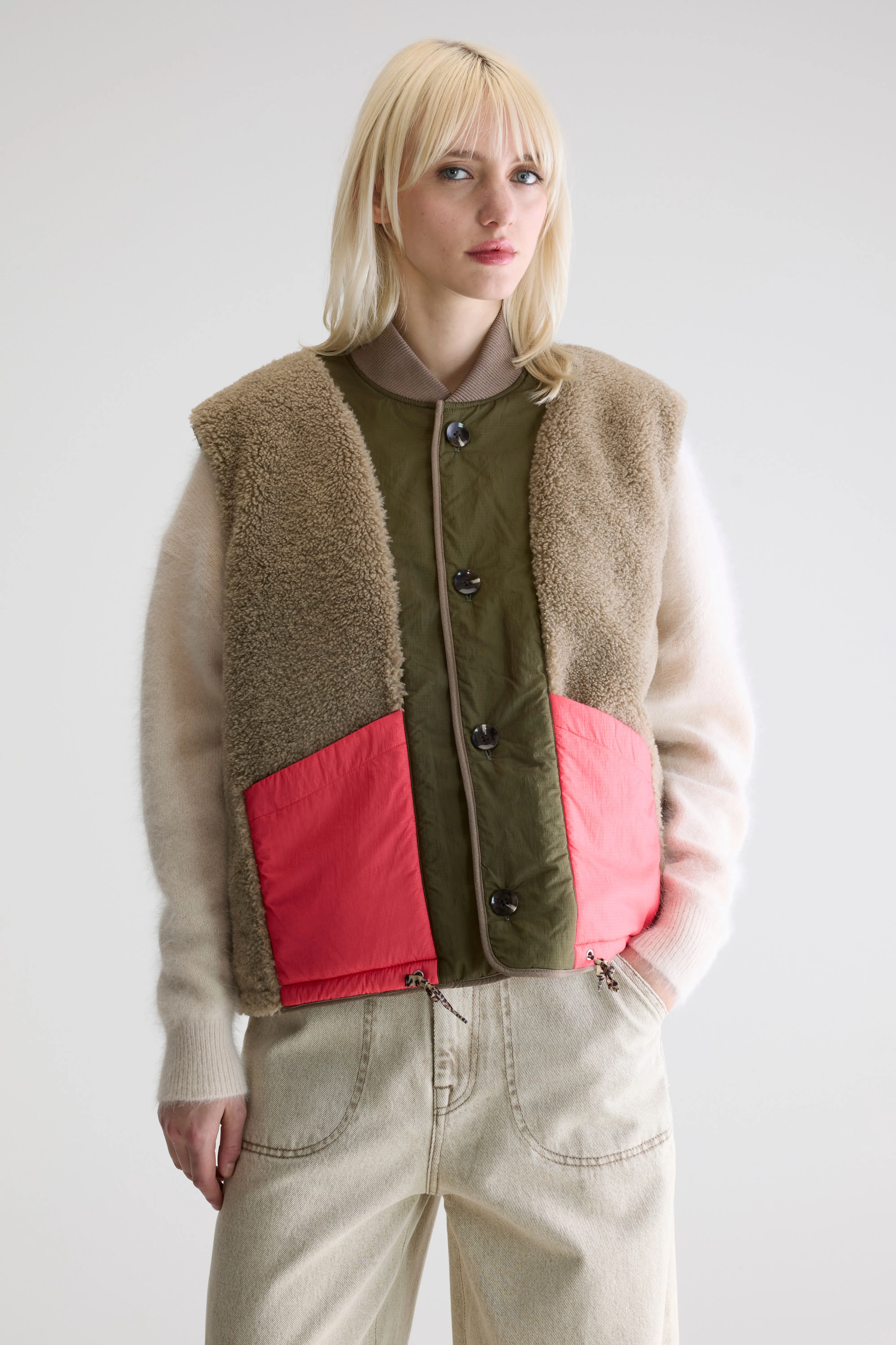 Hamilton sleeveless jacket (252 / W / PEEL) - Image 3