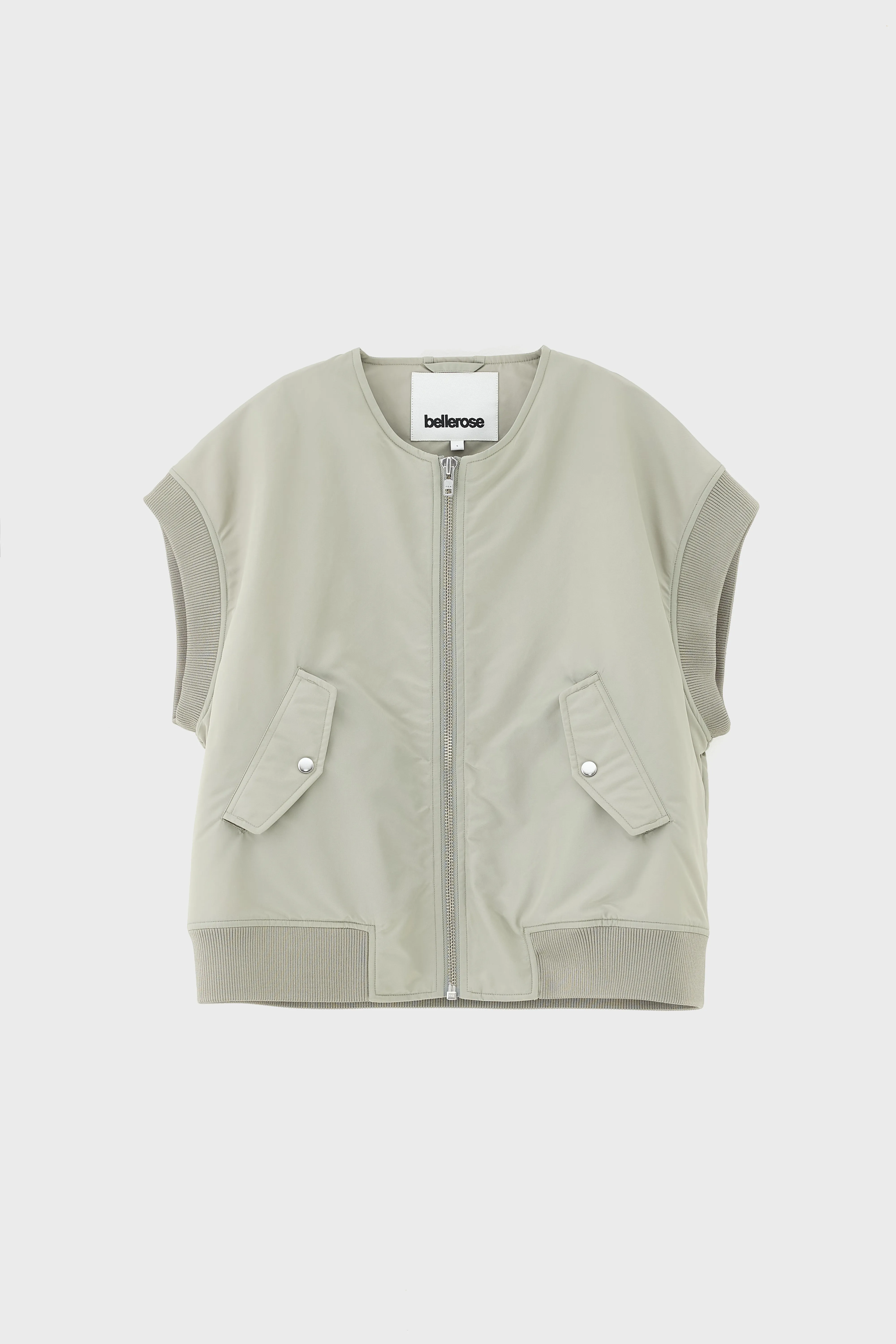 Hiroki sleeveless jacket (261 / W / MERCURY) - Image 7