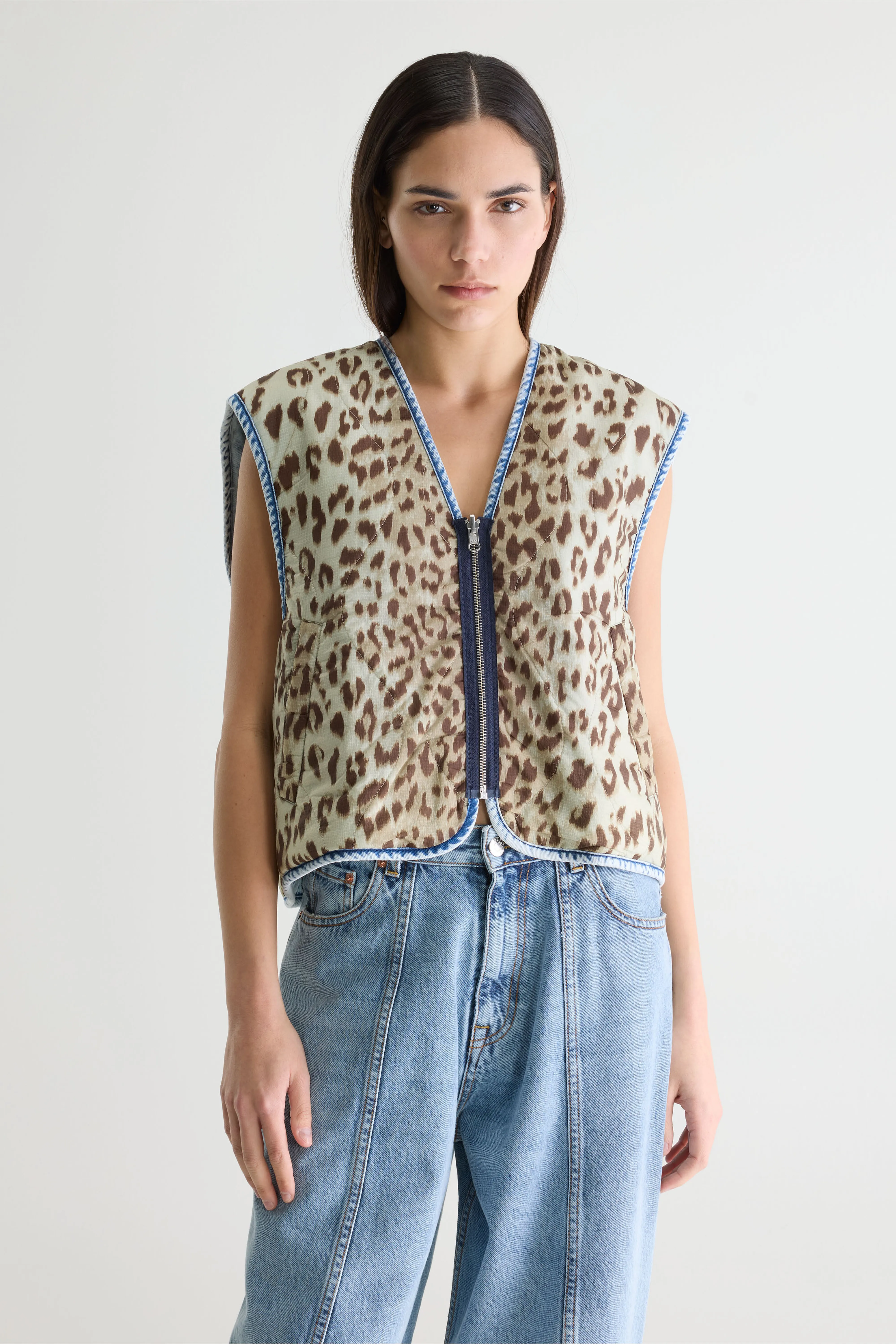 Joannie sleeveless jacket (261 / W / COMBO A) - Image 3