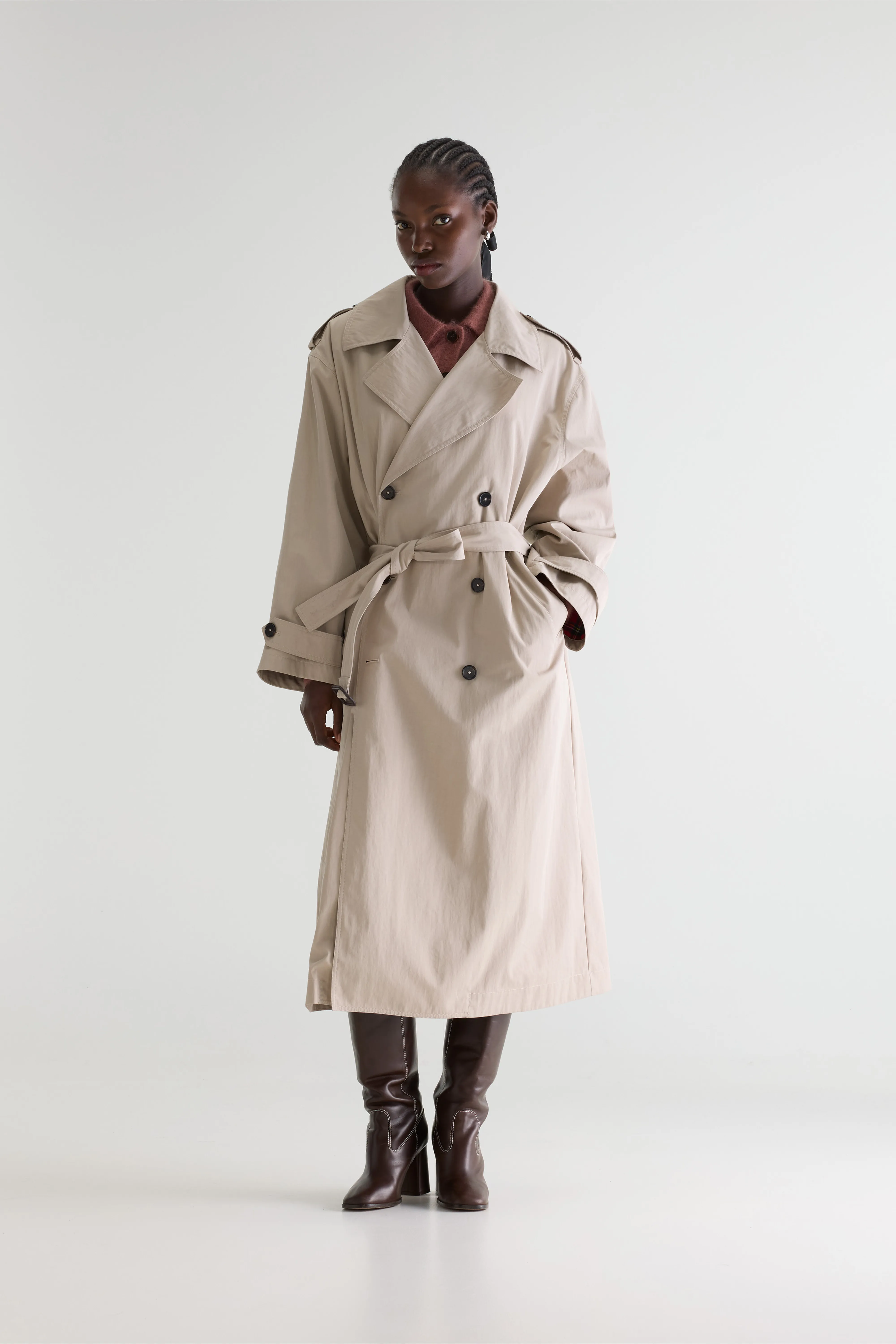 Hamy trench coat (261 / W / BRUME) - Image 8