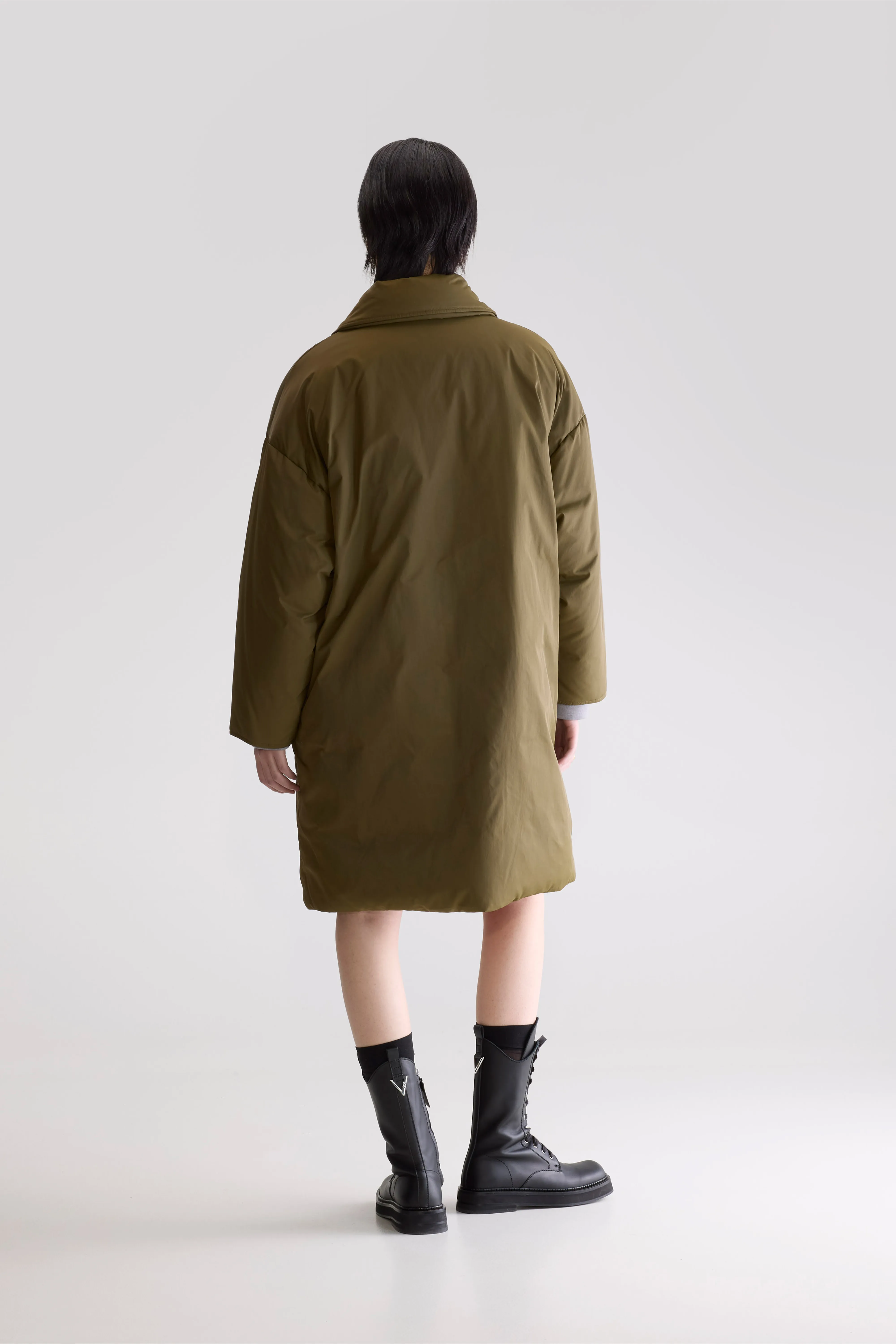 Hatha padded coat (252 / W / MILITARY) - Image 3