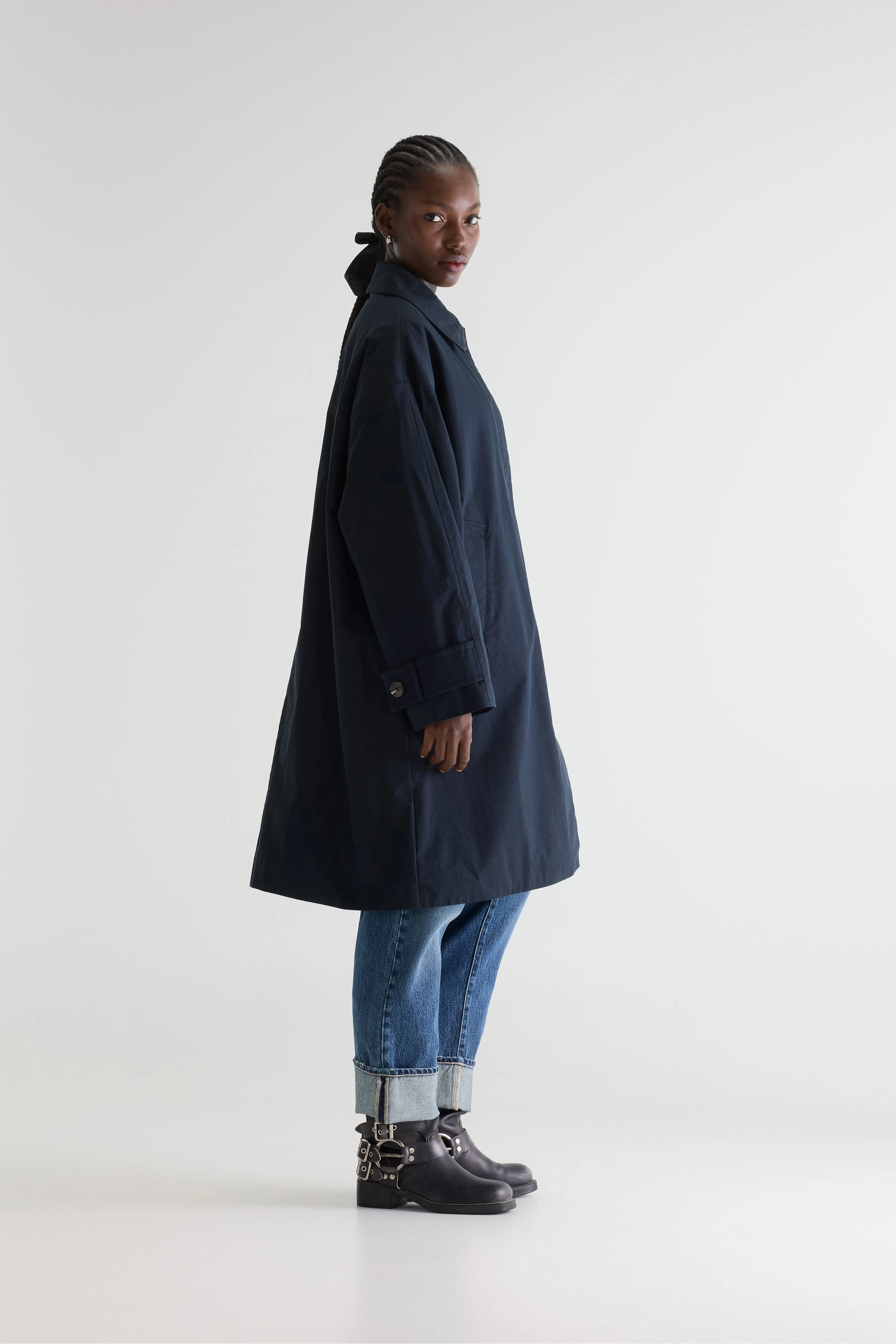 Hestia trenchcoat (252 / W / NAVY) - Image 5