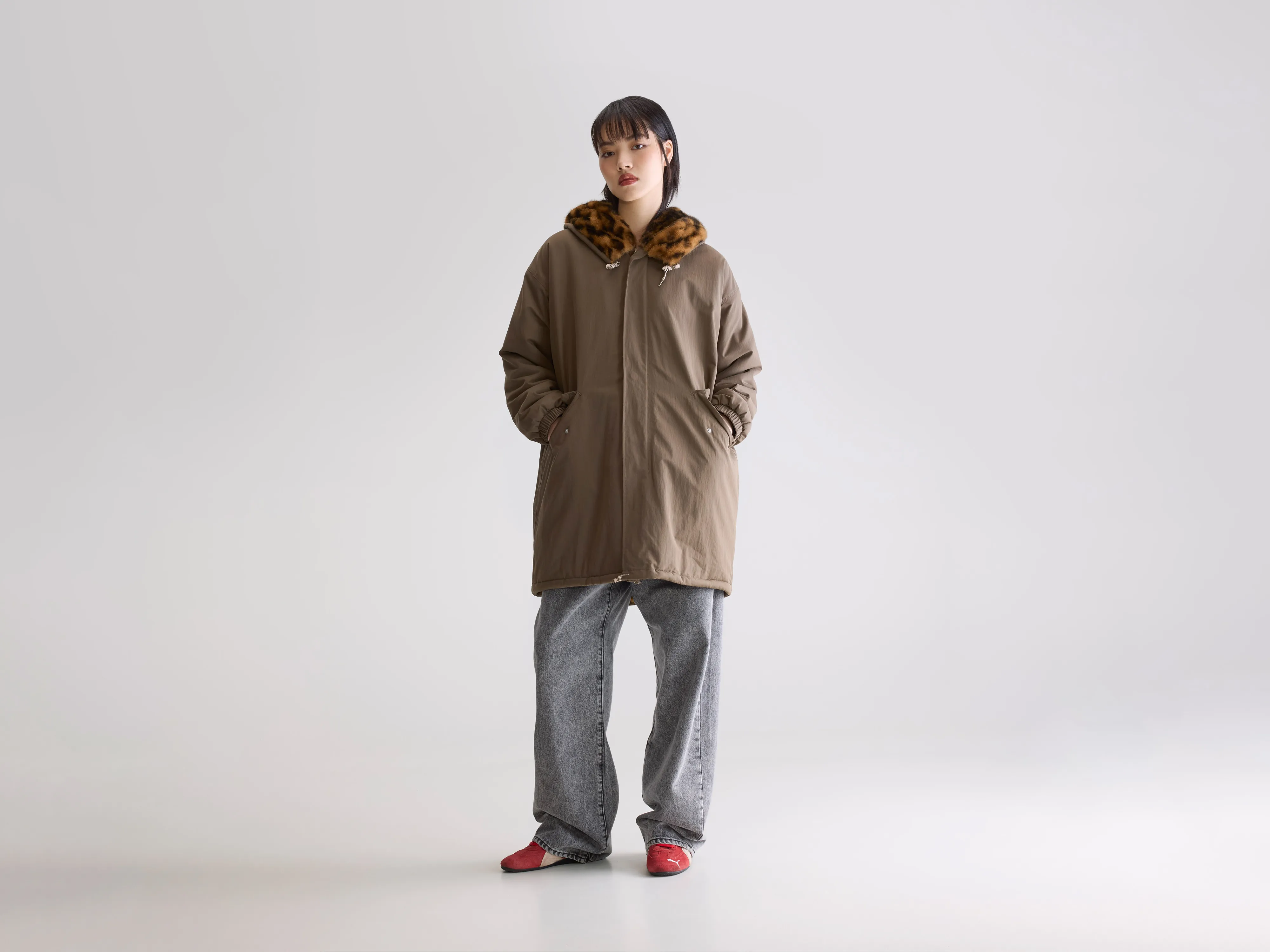 Laos hooded parka (252 / W / SAGE)