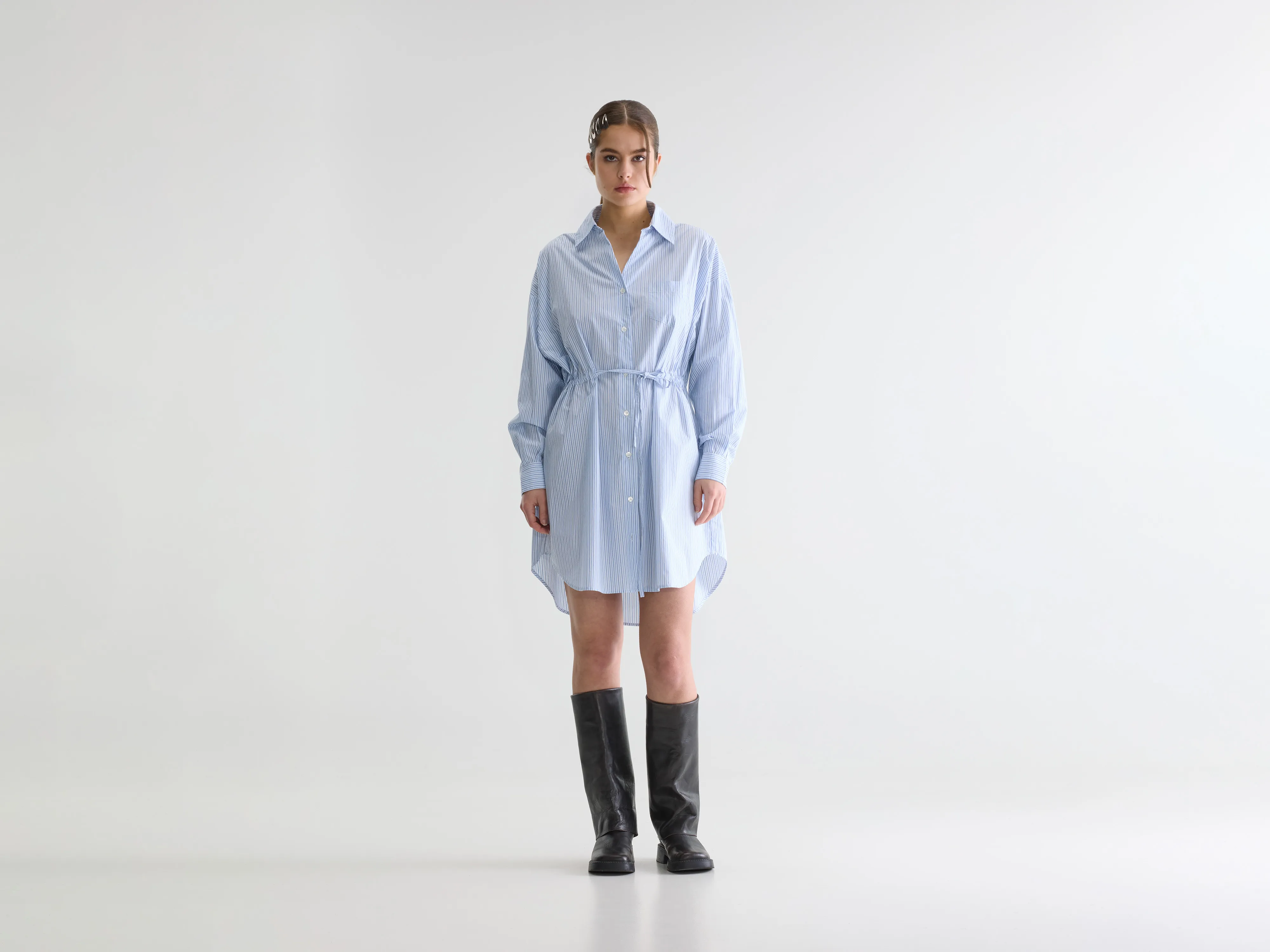Coney shirt dress (261 / W / STRIPE A)
