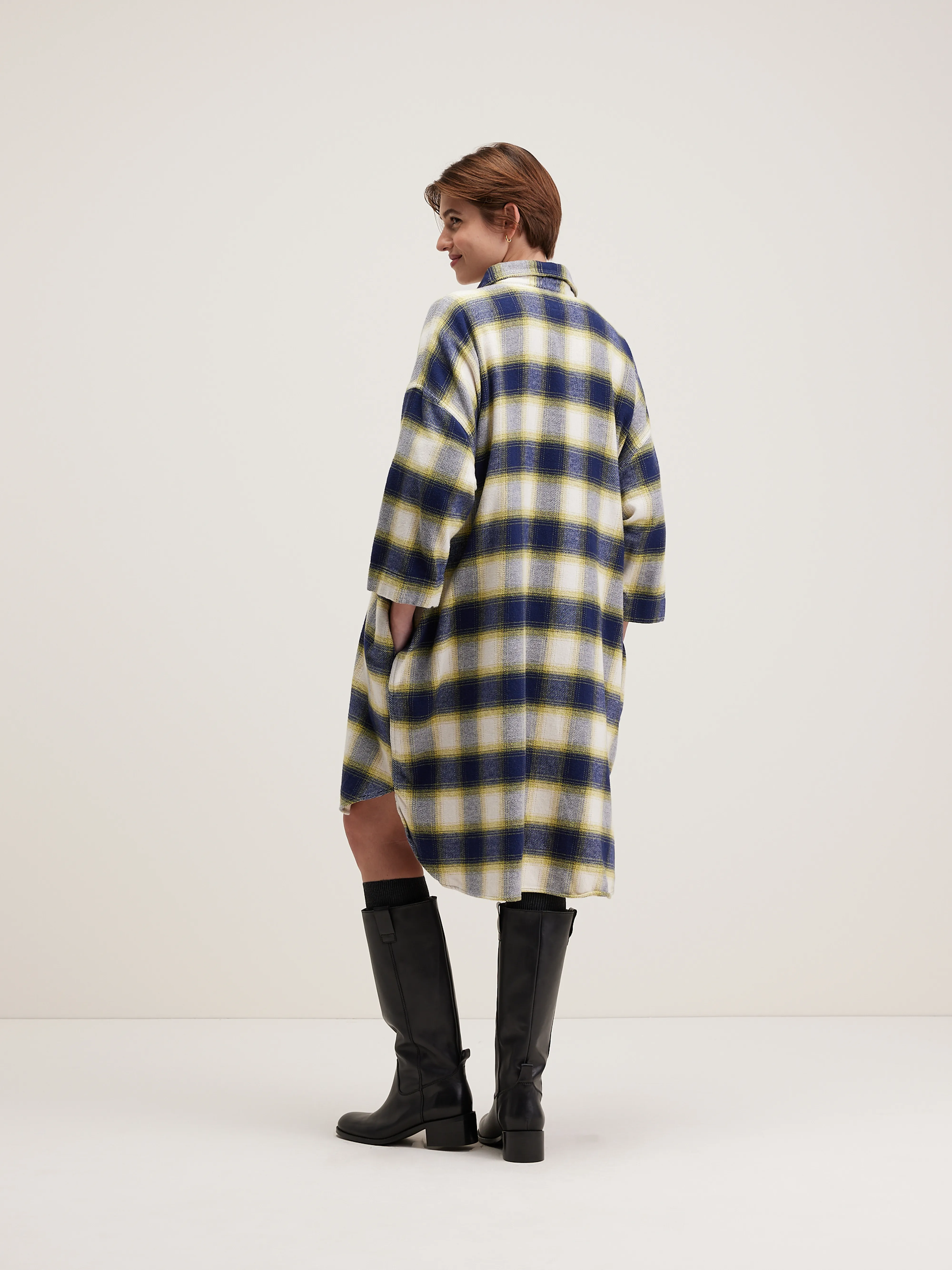 Gladys shirt dress (242 / W / CHECK H) - Image 3