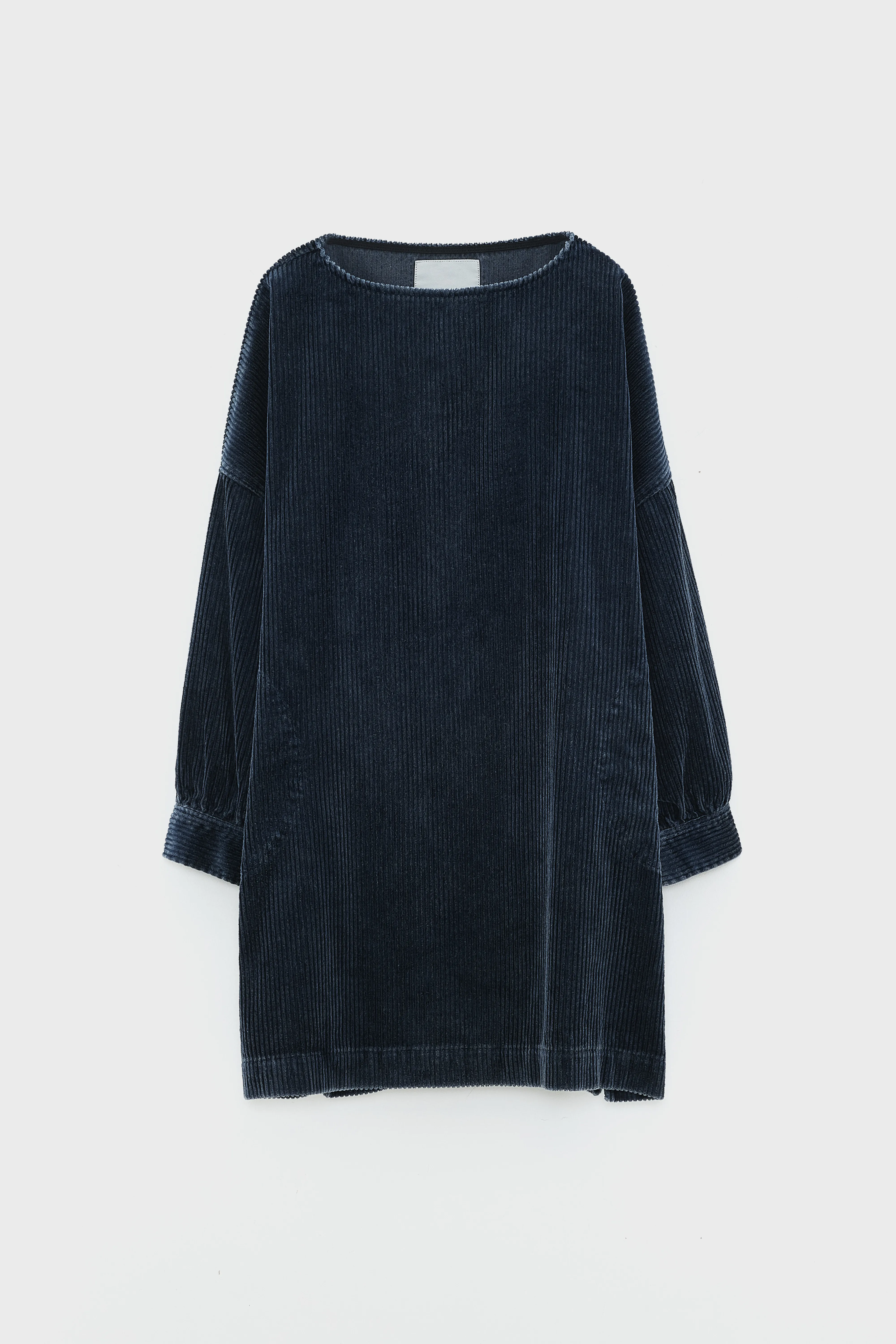 Past corduroy dress (252 / W / BLACK BLUE) - Image 7