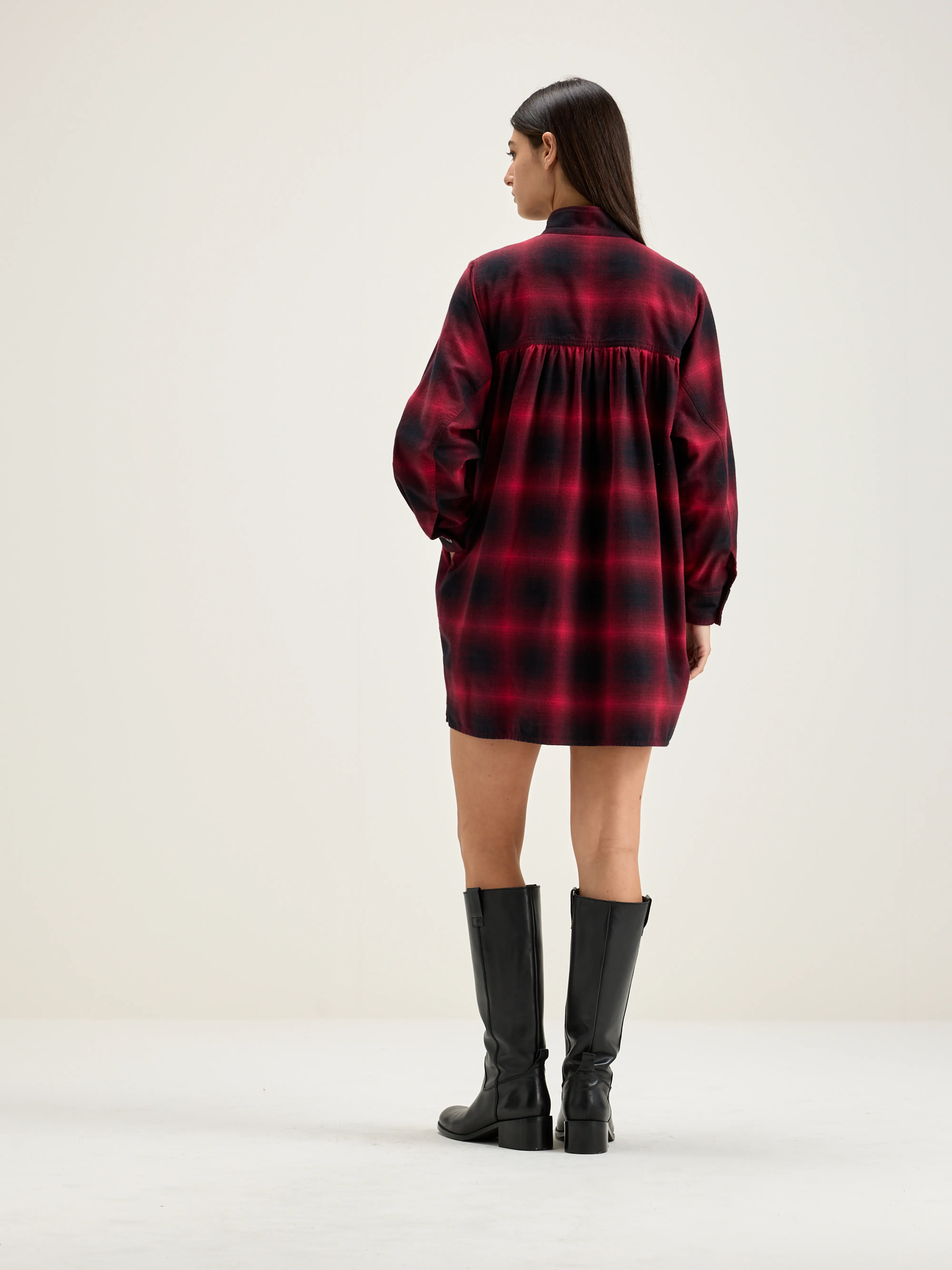 Pelly mini dress (242 / W / CHECK C) - Image 3