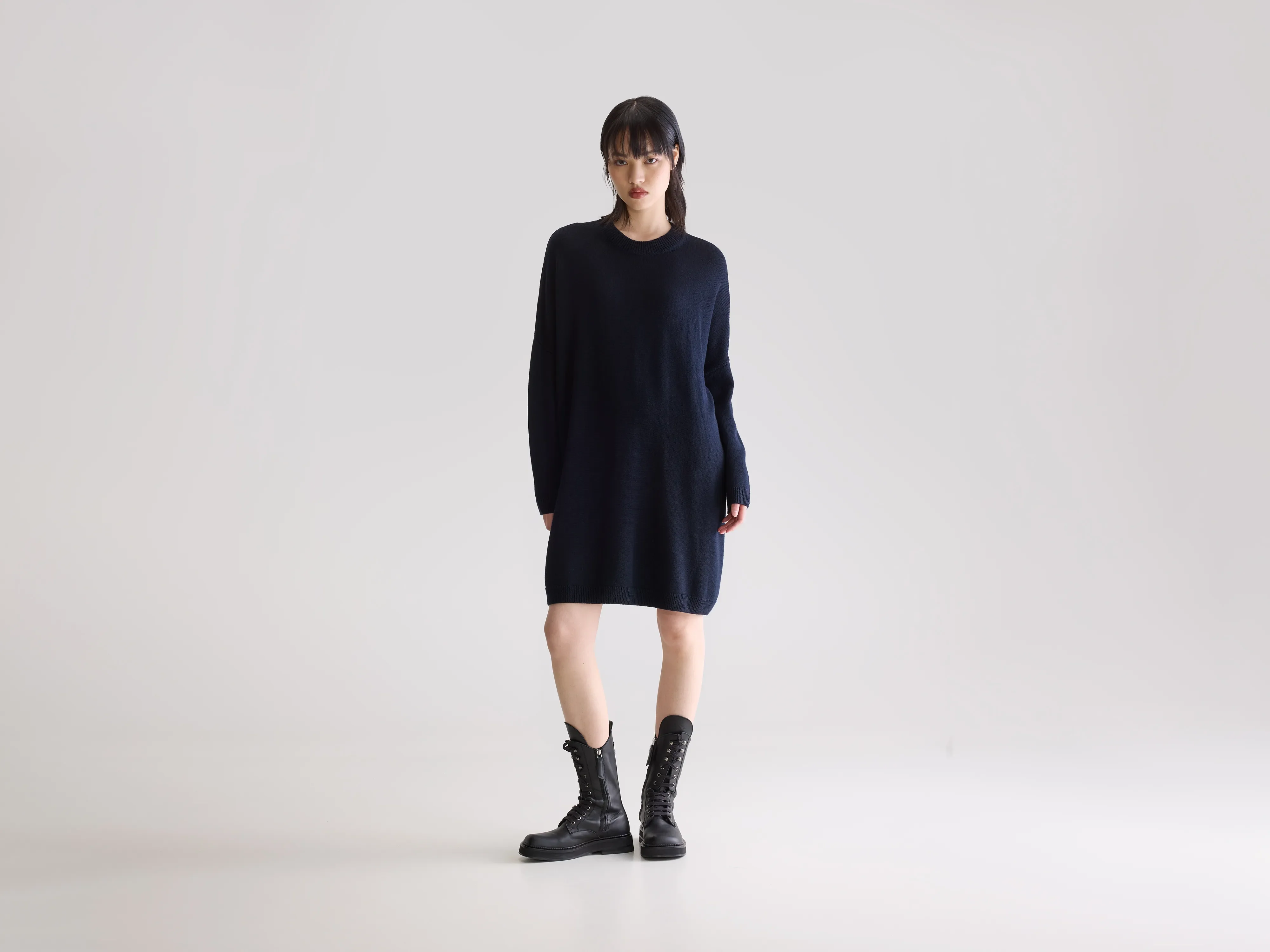 Senisa knit dress (252 / W / NAVY)