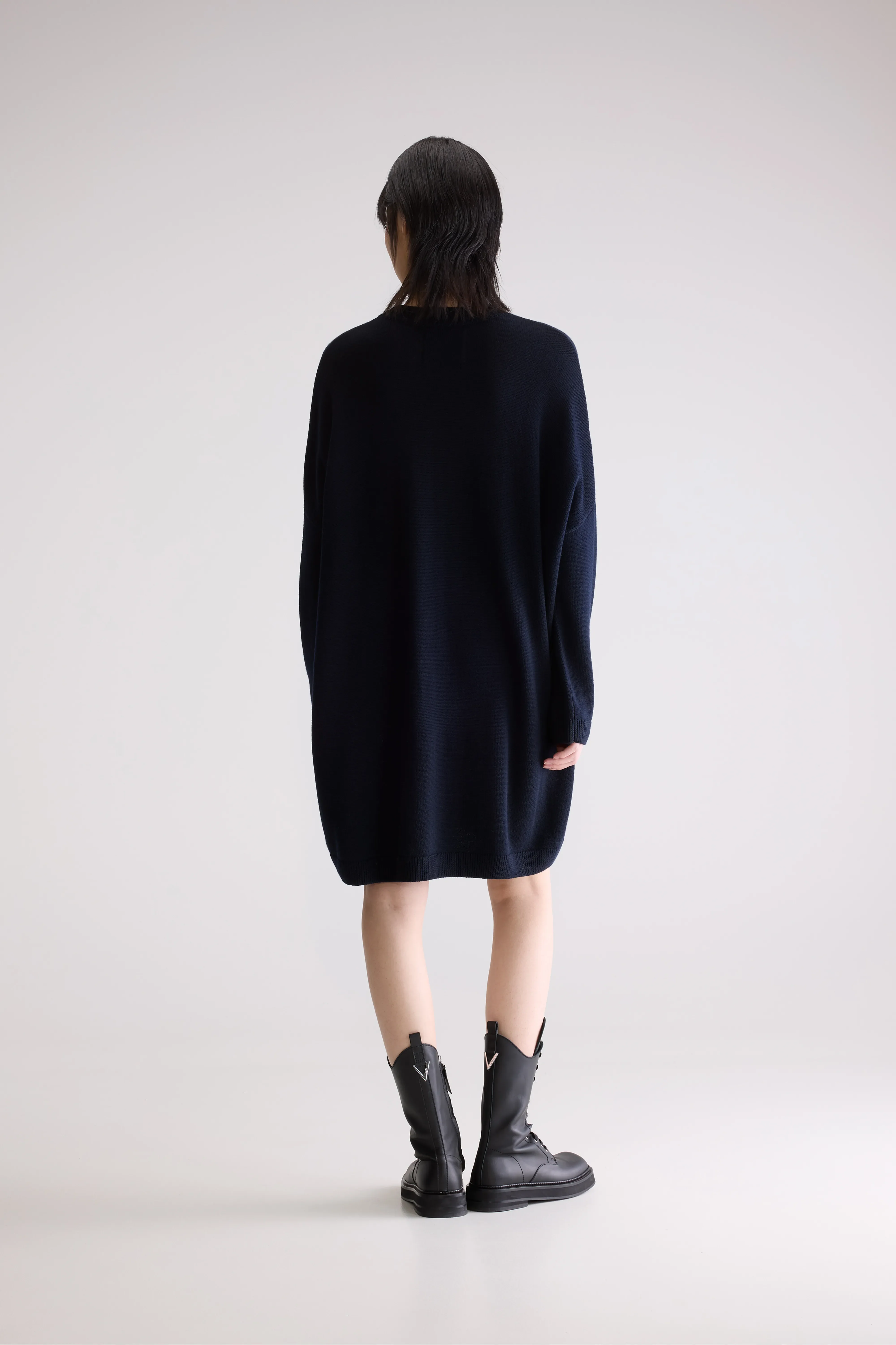Senisa knit dress (252 / W / NAVY) - Image 3