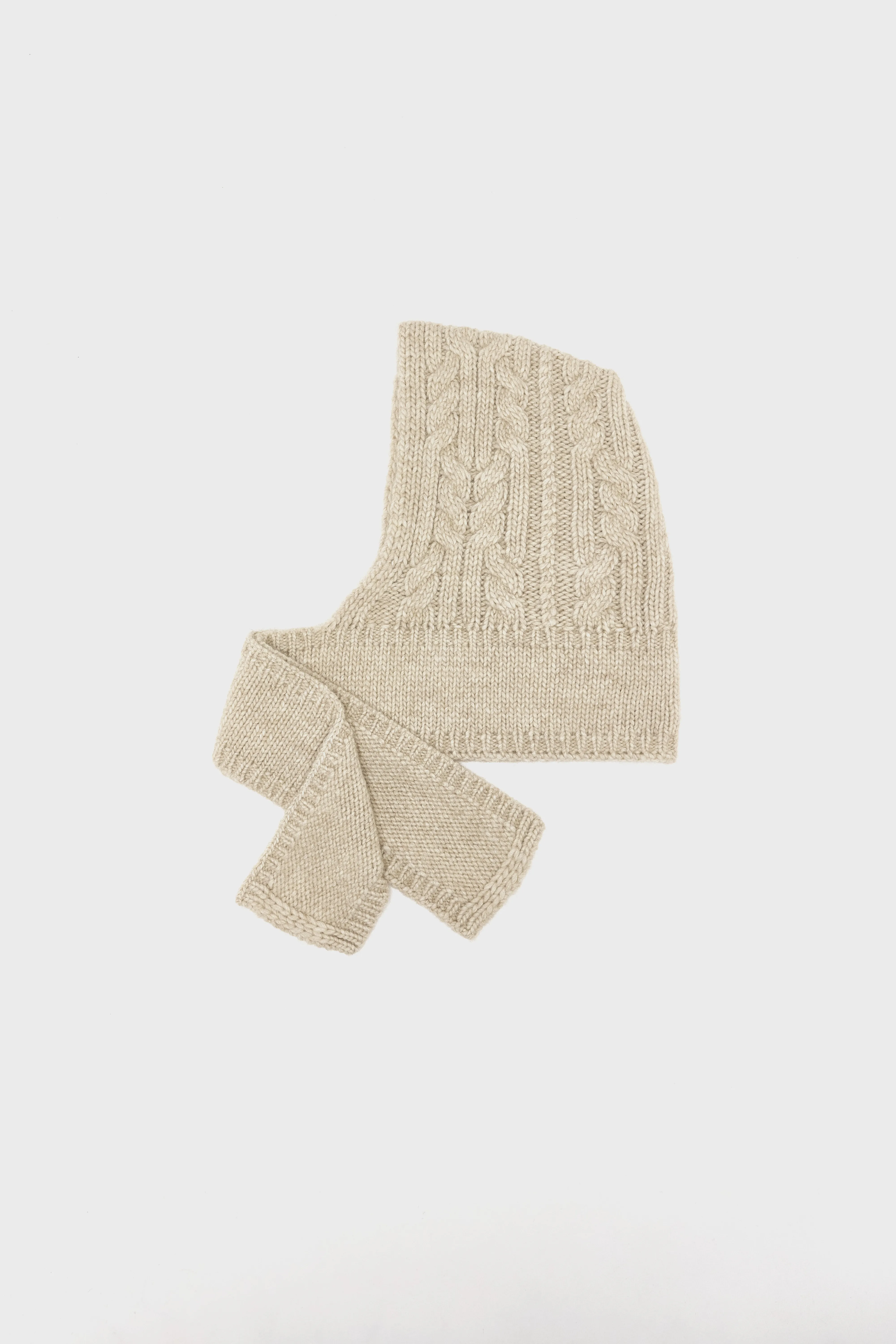Nan knitted hood (252 / W / SABLE) - Image 2