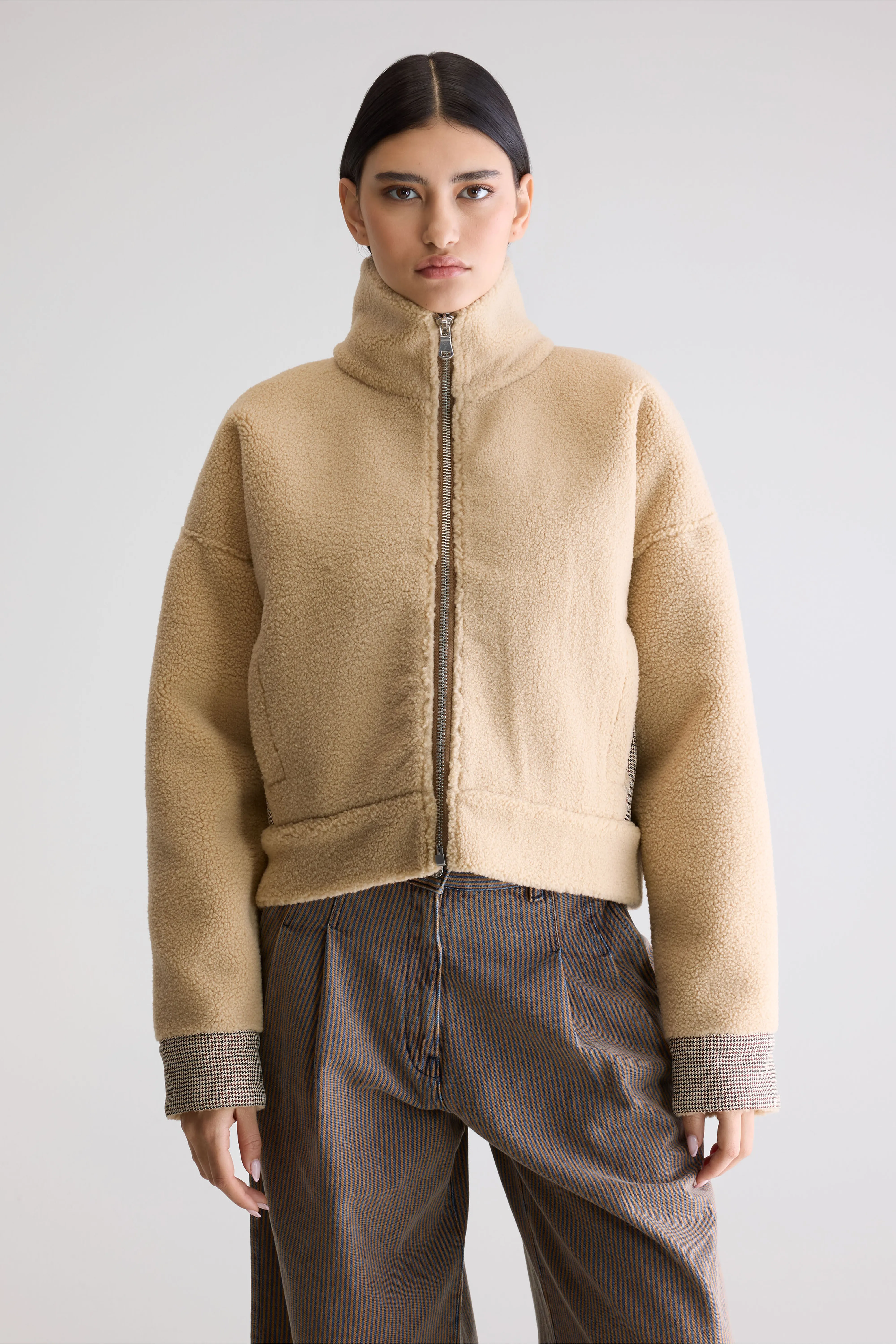 Alesha Teddy Jacket (252 / W / MACADAMIA) - Image 2