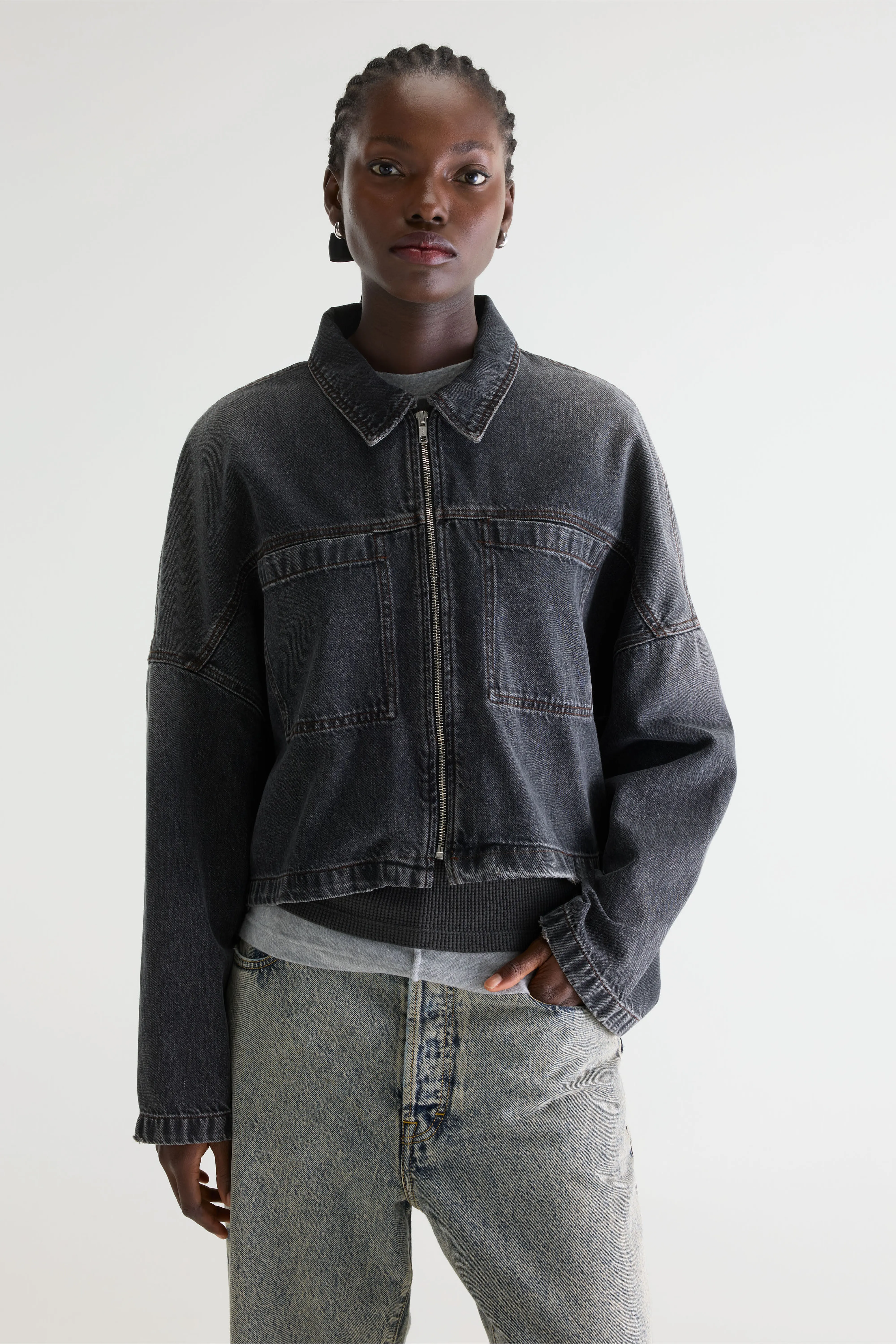 Gayli denim jacket (261 / W / BLACK STONE) - Image 2