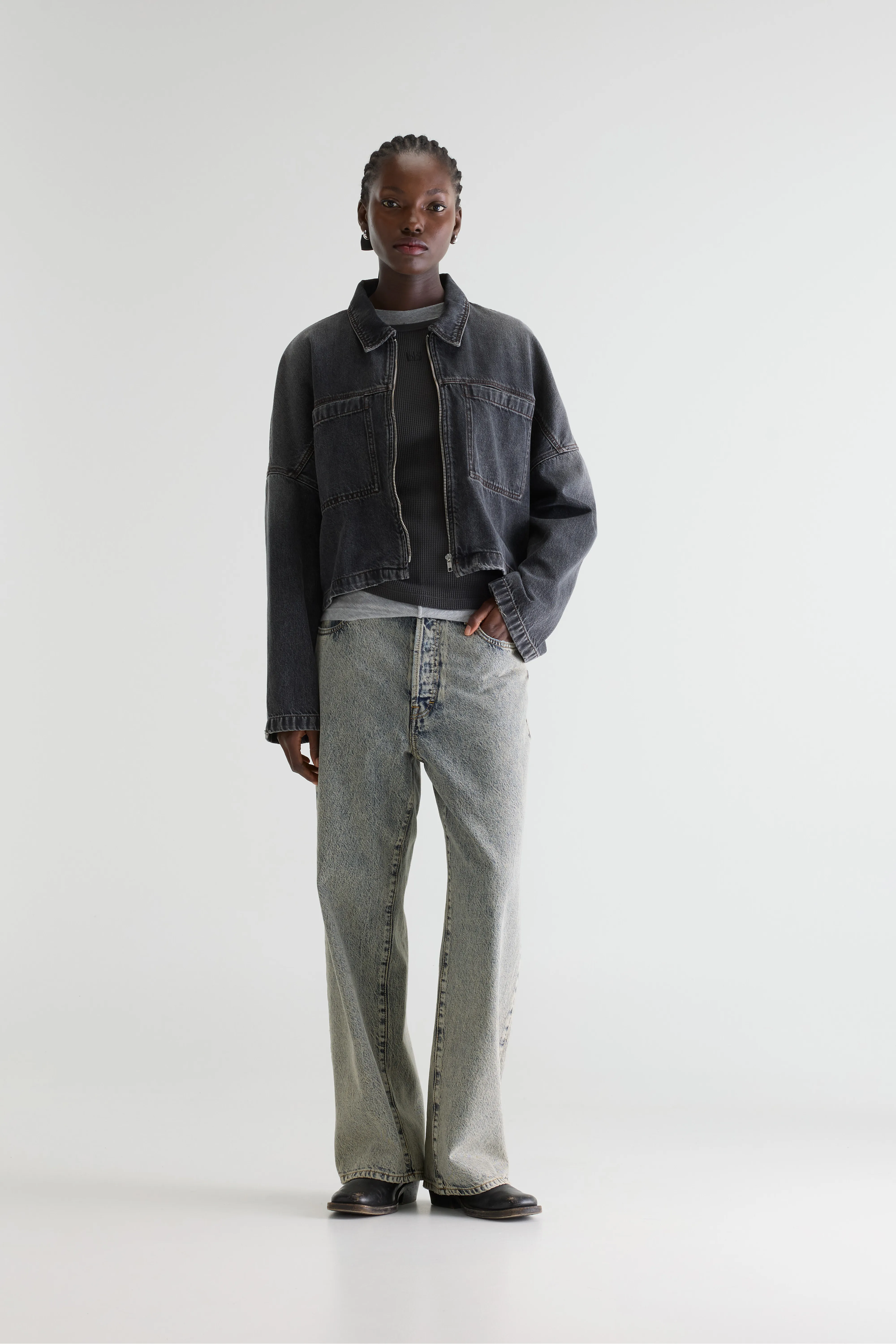 Gayli denim jacket (261 / W / BLACK STONE) - Image 3