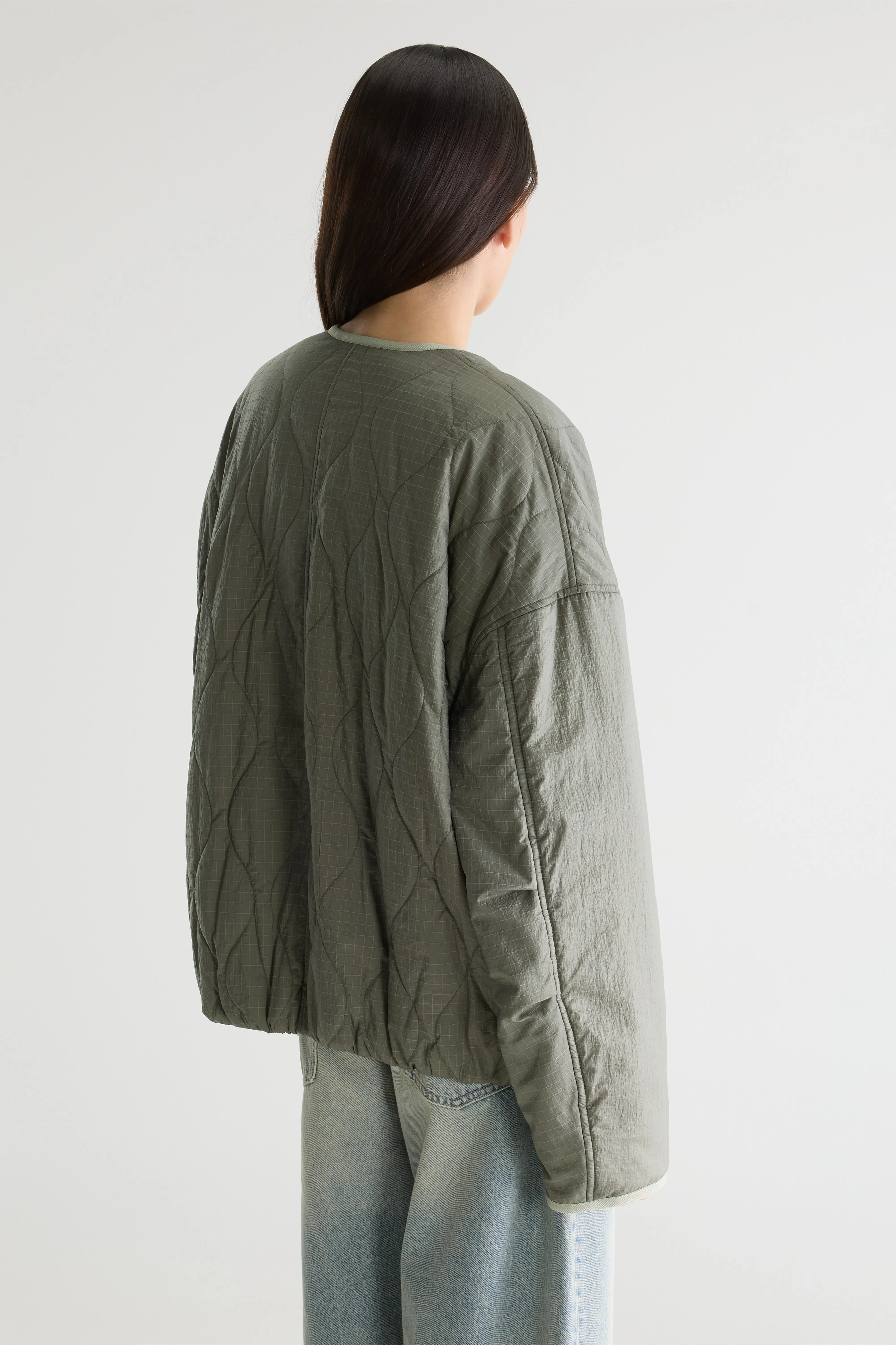 Highland quilted jacket (261 / W / THYM) - Image 5