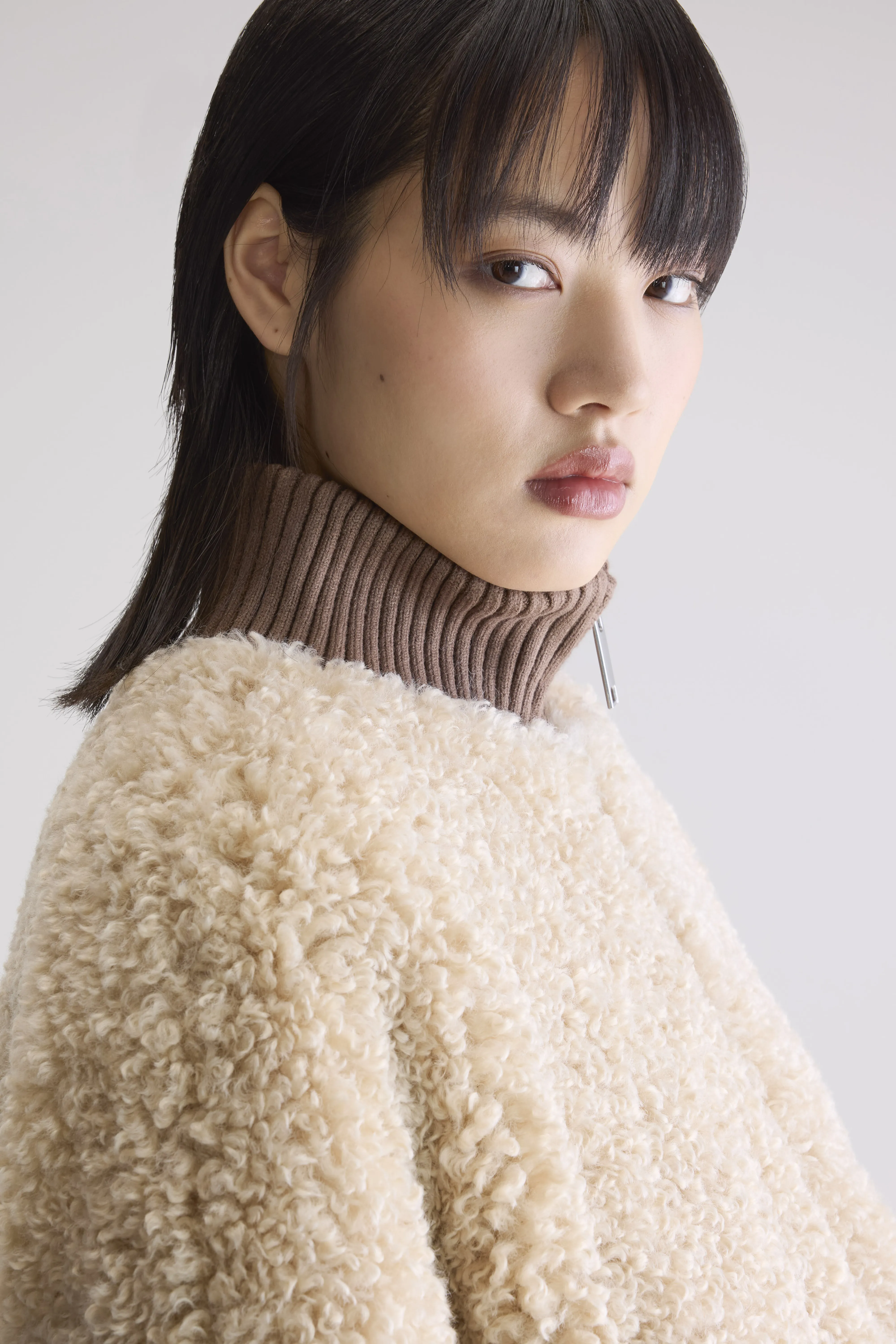 Jallis faux-fur jacket (252 / W / SWAN) - Image 5