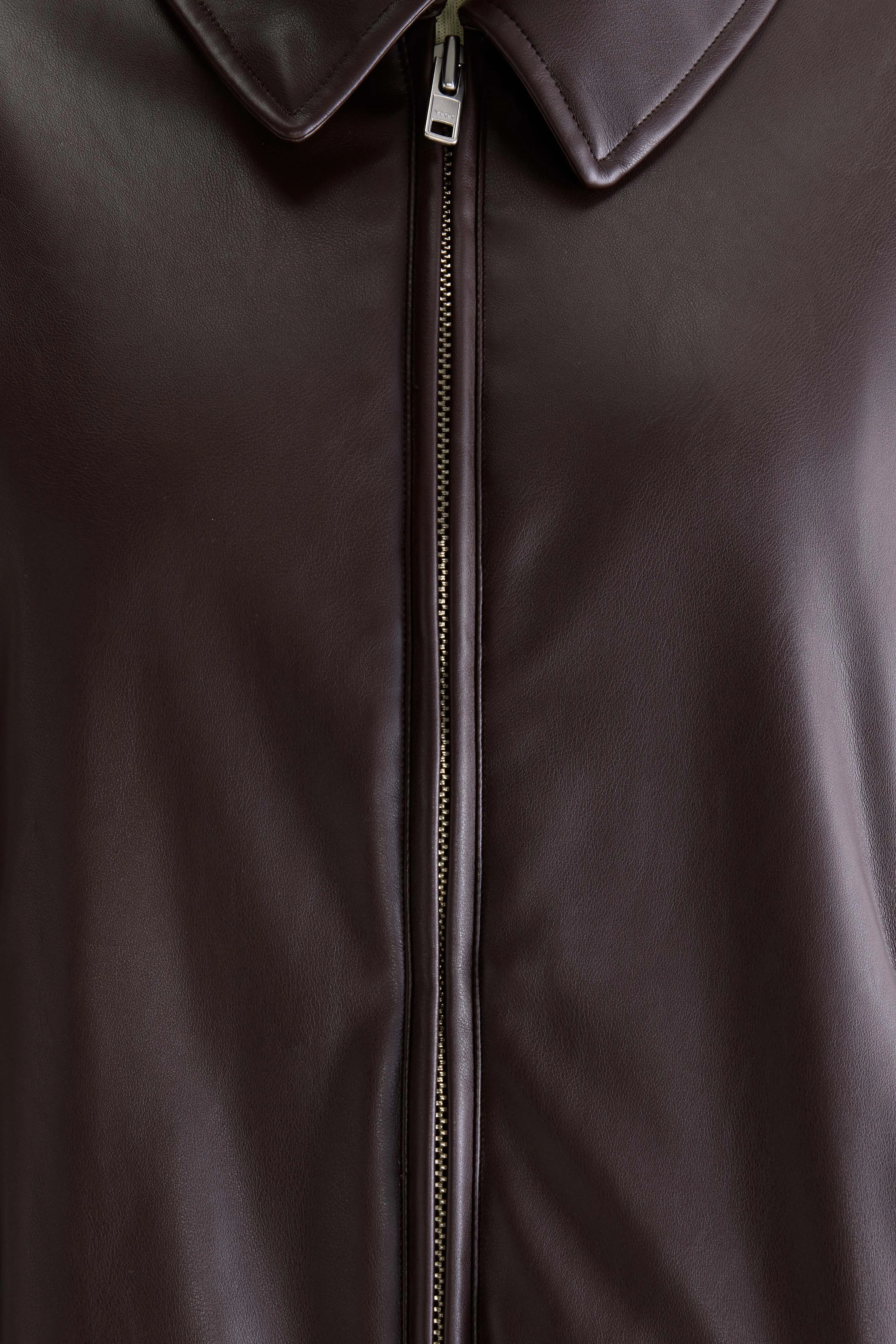 Jenn faux-leather jacket (261 / W / DARK ROAST) - Image 5