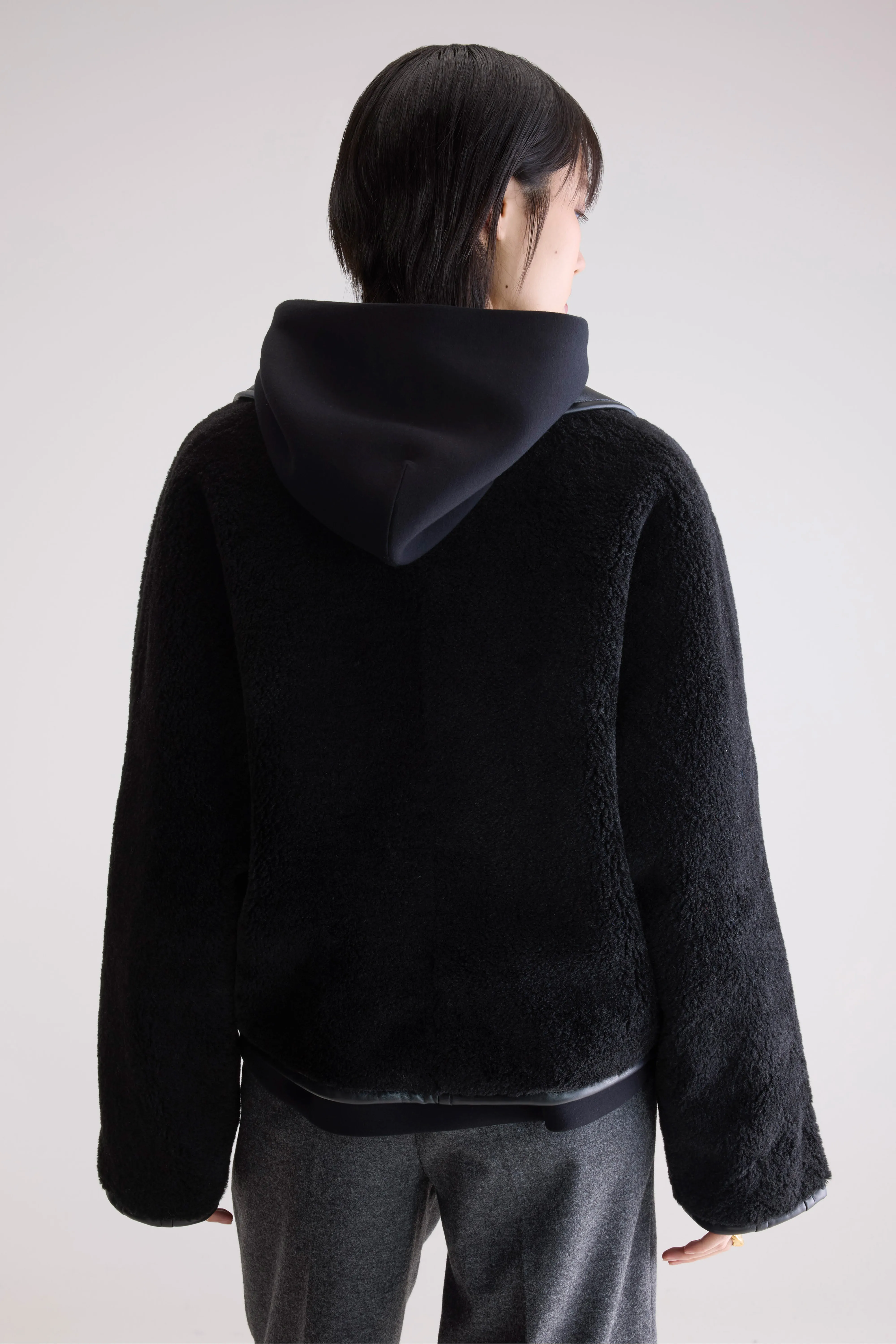 Josh faux leather jacket (252 / W / BLACK) - Image 5