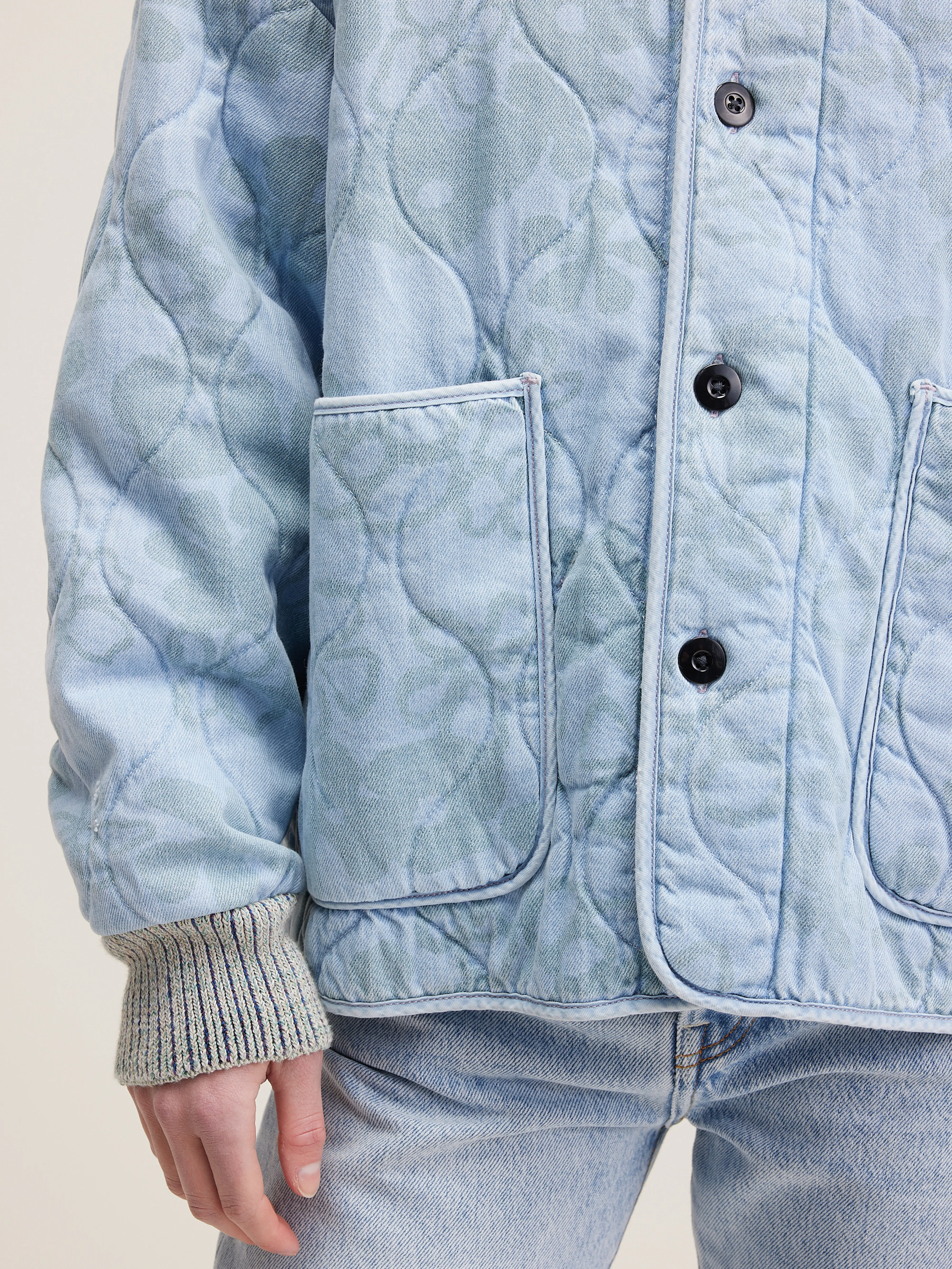 Koala liner-style jacket (242 / W / BLUE BLEACH) - Image 5