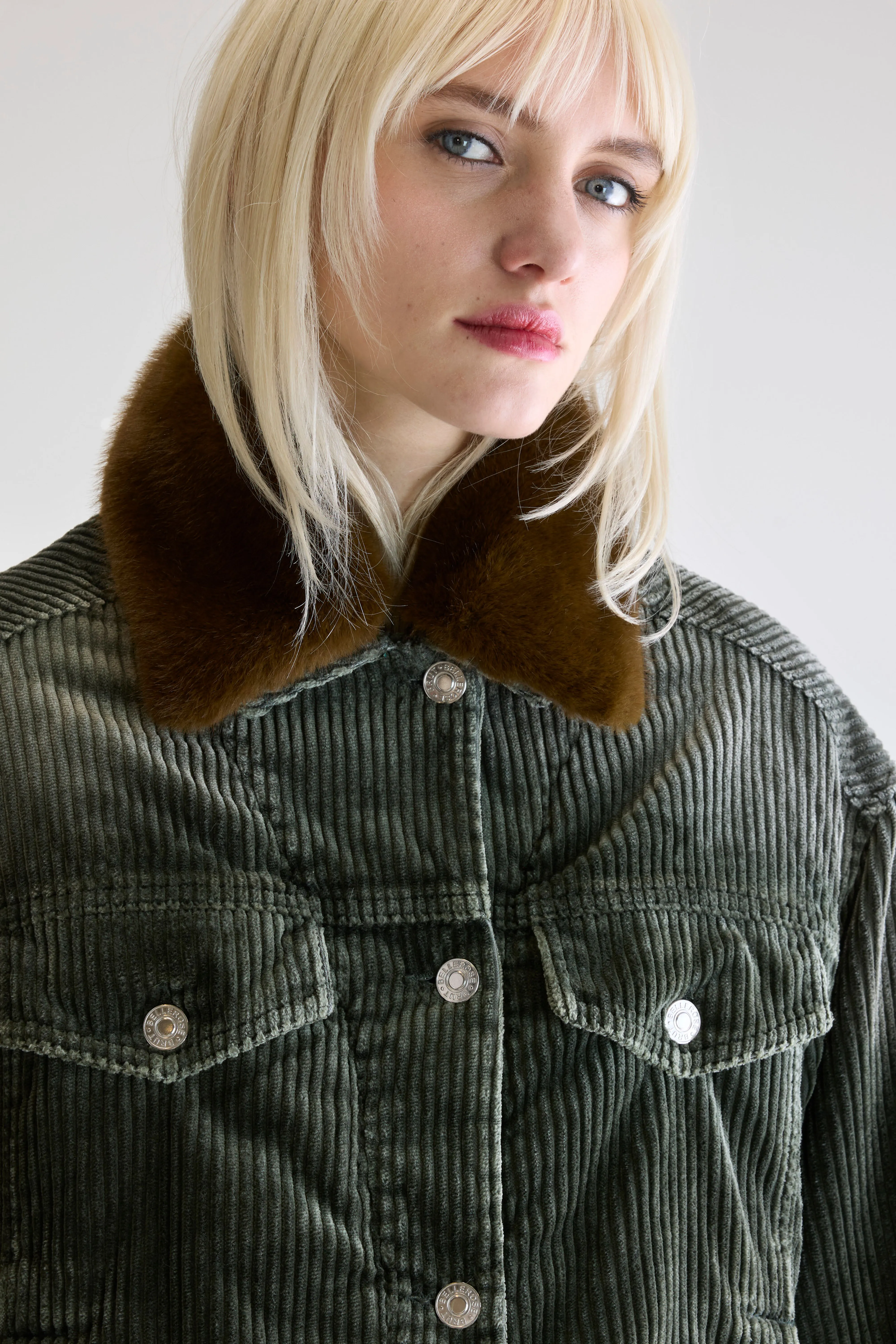 Payne corduroy jacket (252 / W / SAGE) - Image 5