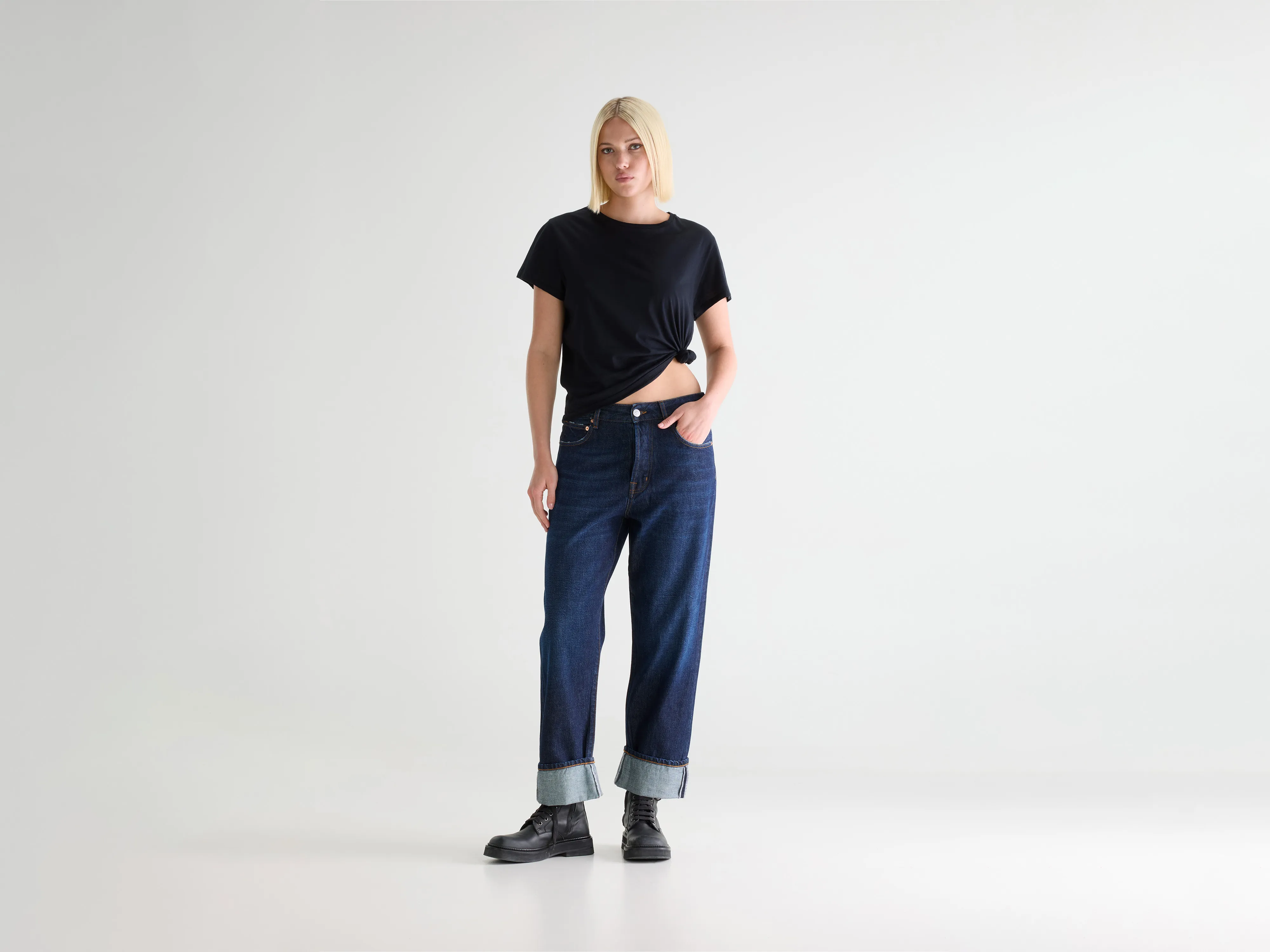 Denim N. 46 wide jeans (252 / W / RINSE)