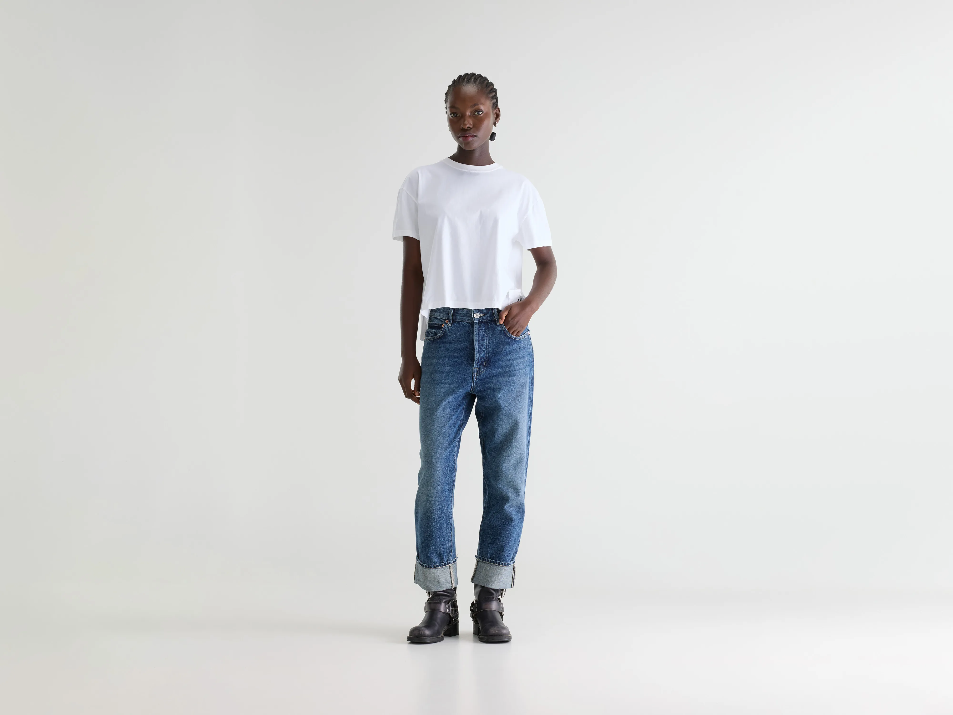 Denim N. 46 wide jeans (252 / W / VINTAGE MD BLUE)