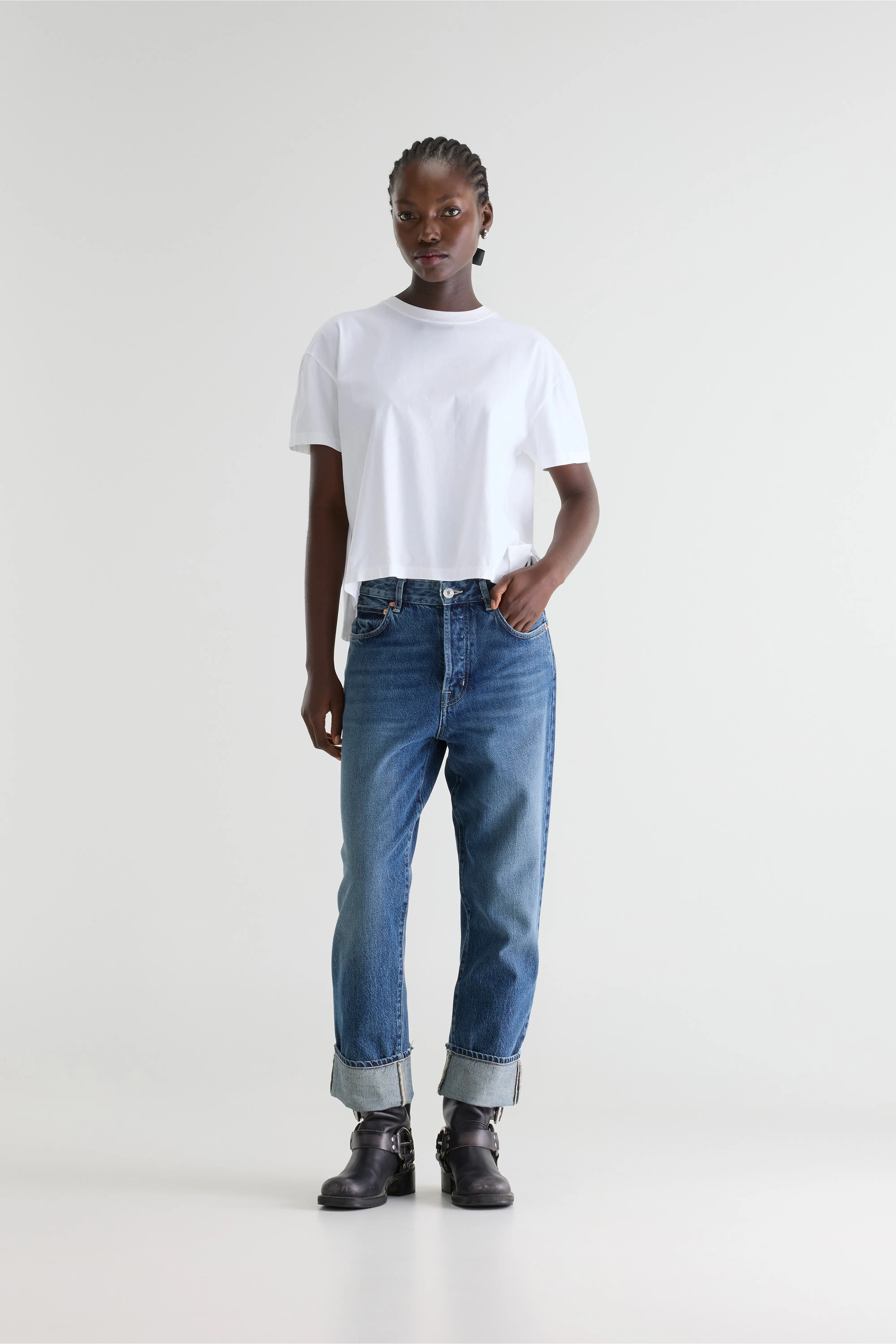 Denim N. 46 wide jeans (252 / W / VINTAGE MD BLUE) - Image 2
