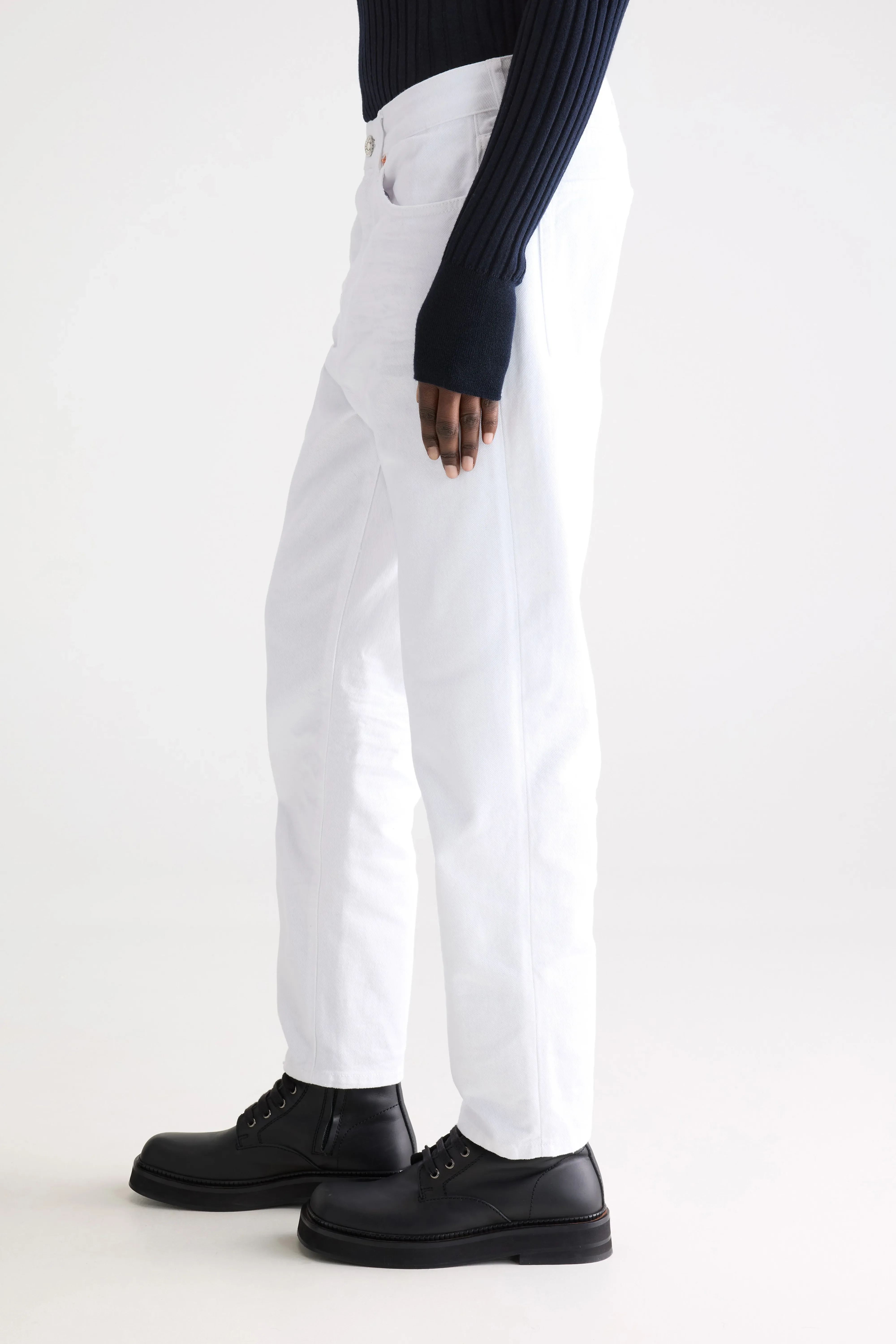 Denim N. 54 tapered jeans (252 / W / WHITE) - Image 5
