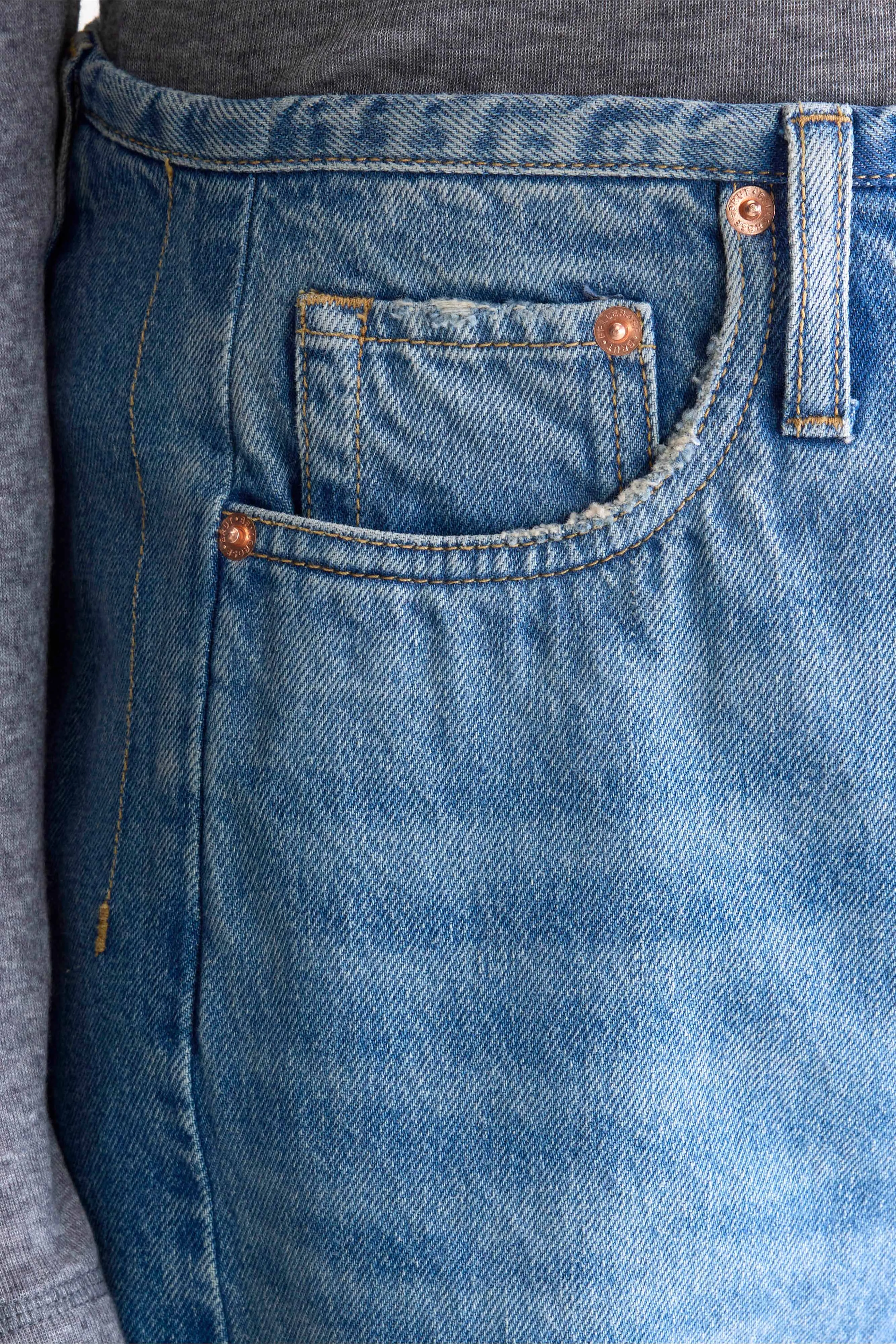 Denim N. 55 wide jeans (252 / W / USED BLUE) - Image 3