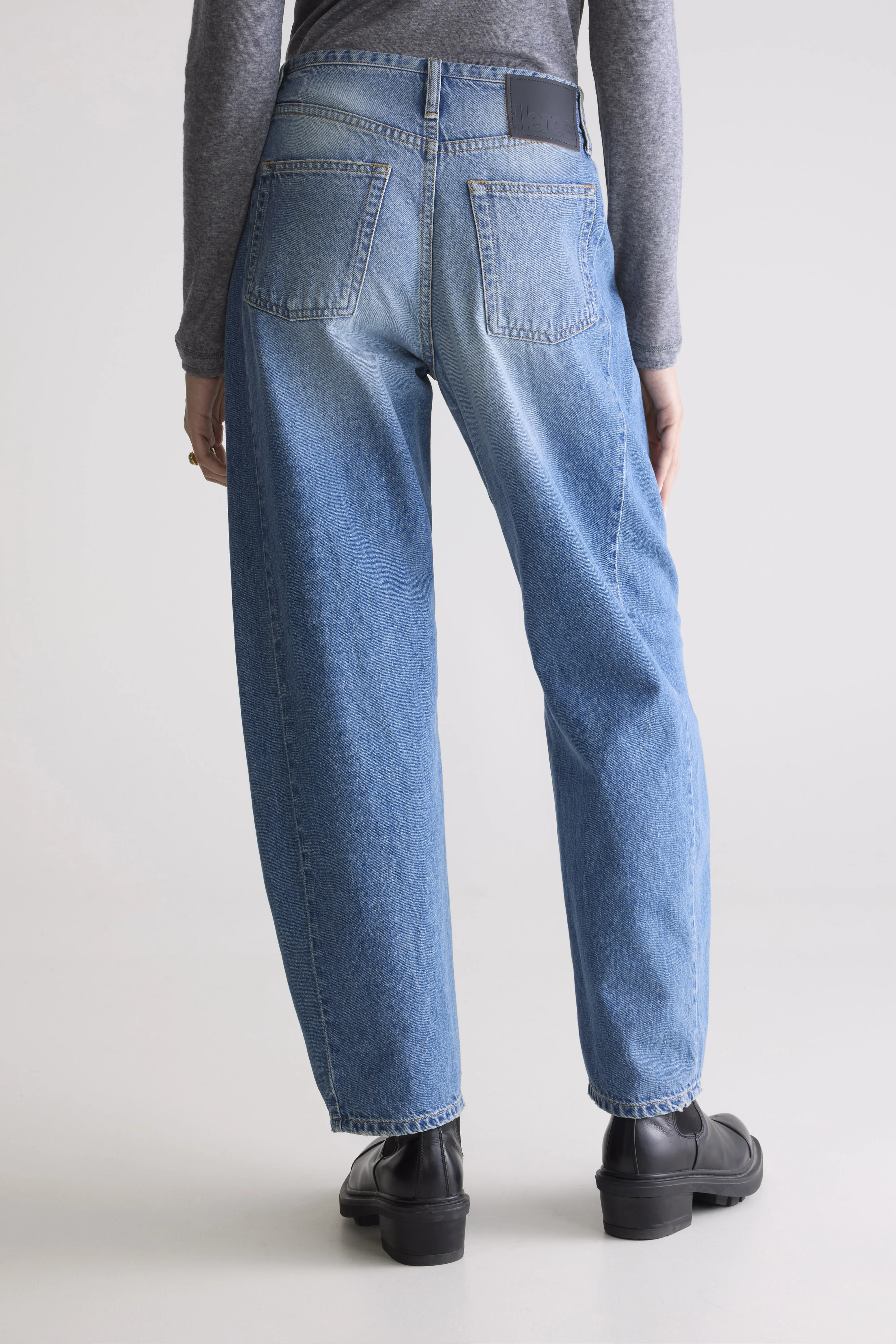 Denim N. 55 wide jeans (252 / W / USED BLUE) - Image 4