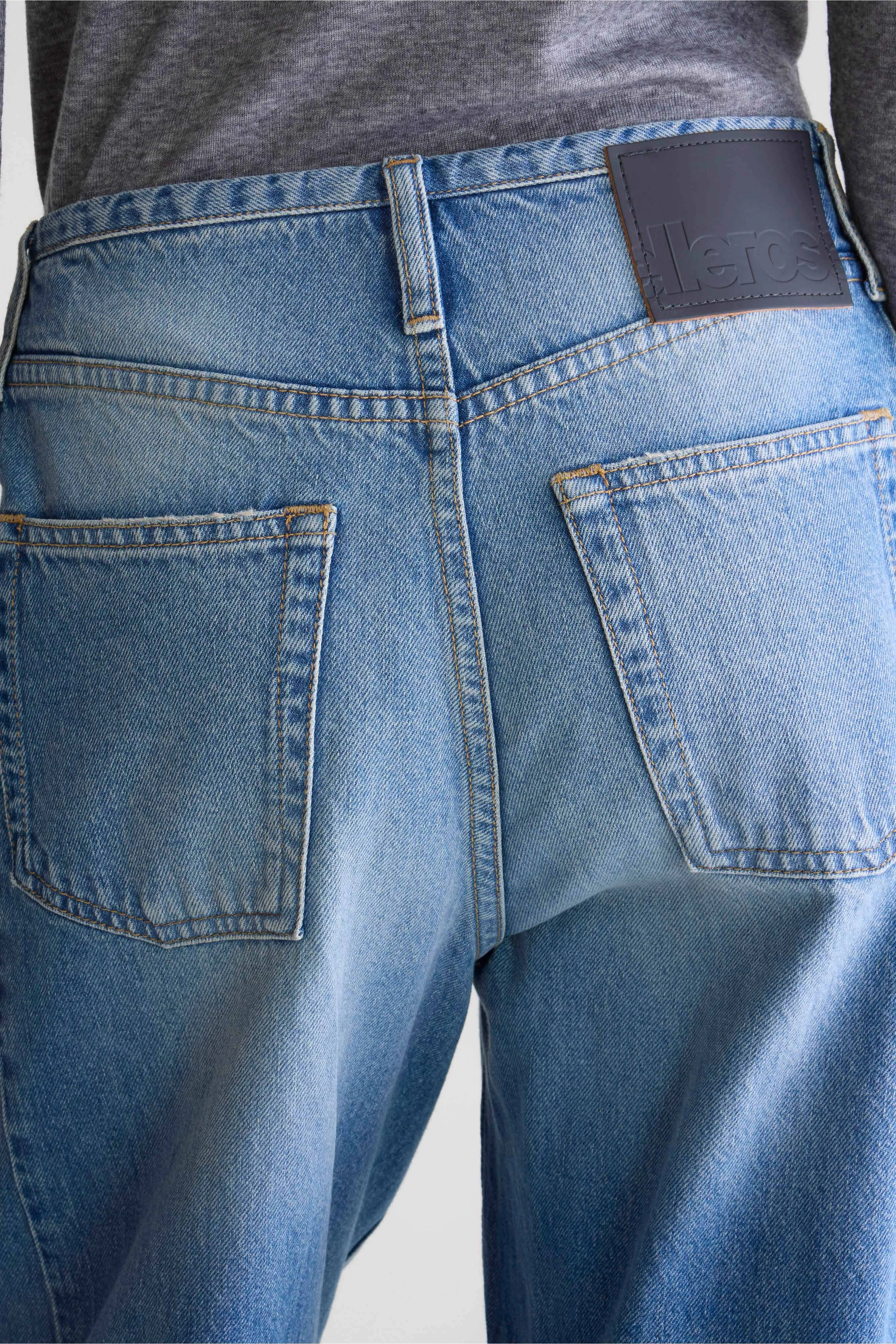 Denim N. 55 wide jeans (252 / W / USED BLUE) - Image 5