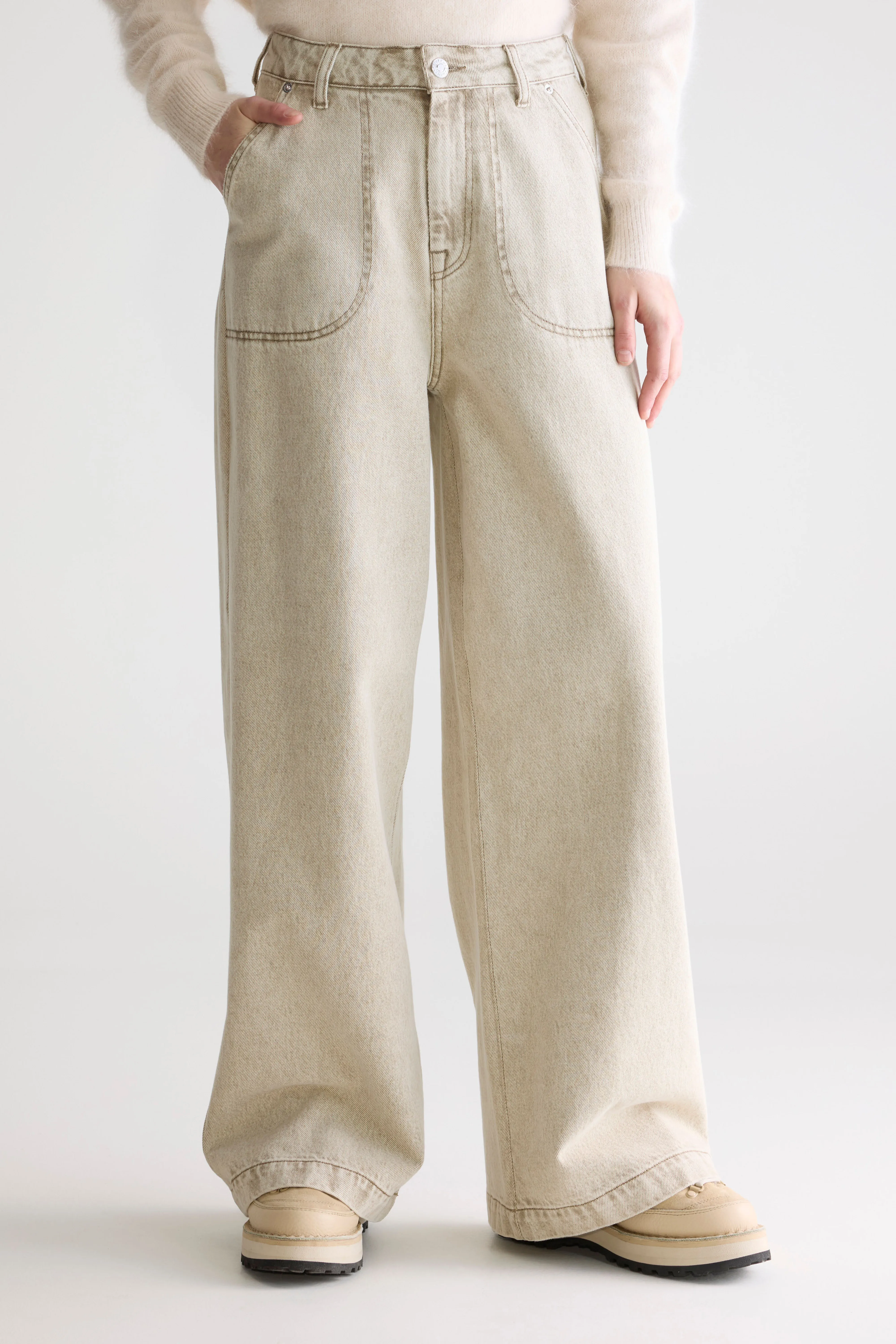 Denim N. 62 wide jeans (252 / W / BEIGE SNOW) - Image 3