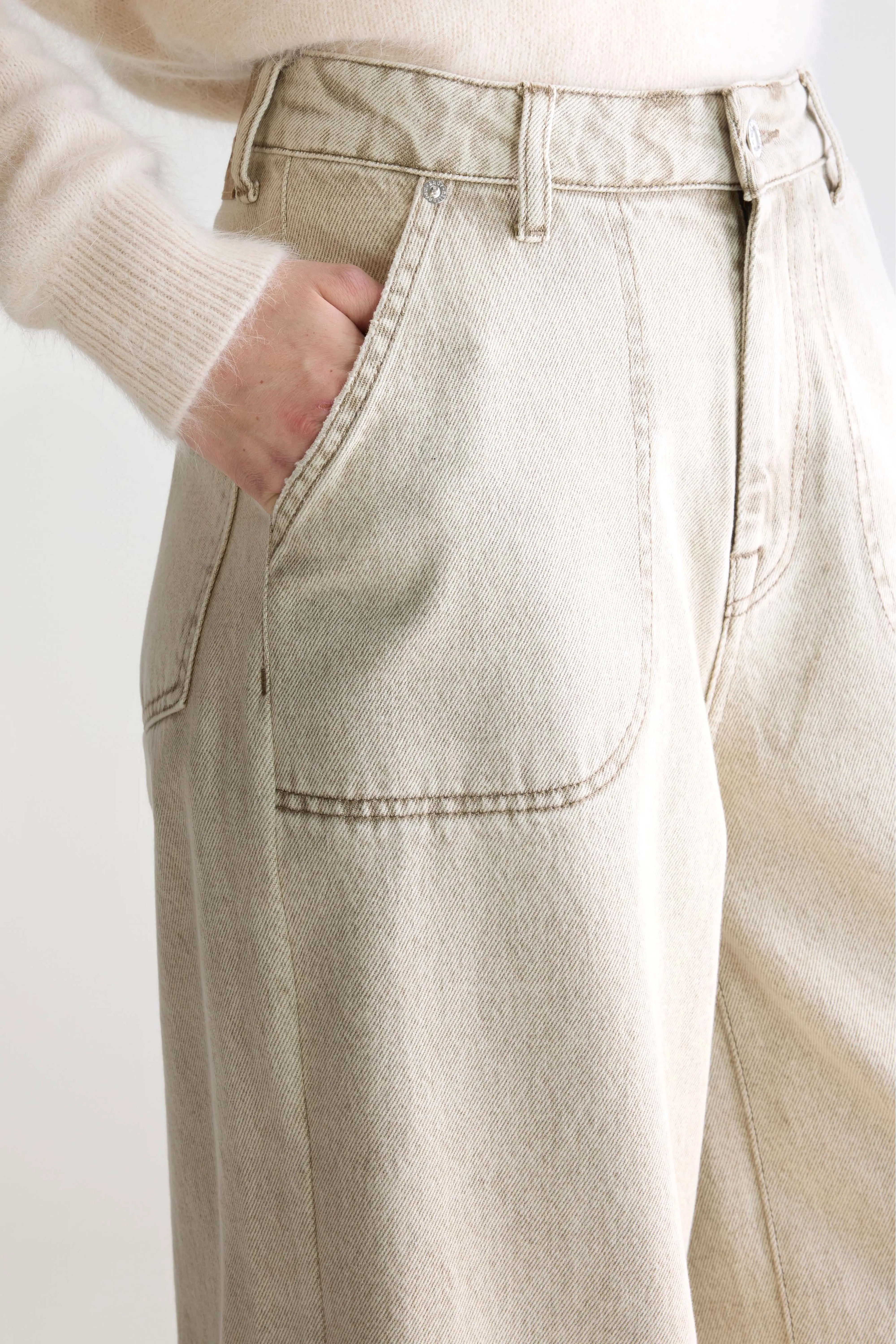 Denim N. 62 wide jeans (252 / W / BEIGE SNOW) - Image 6