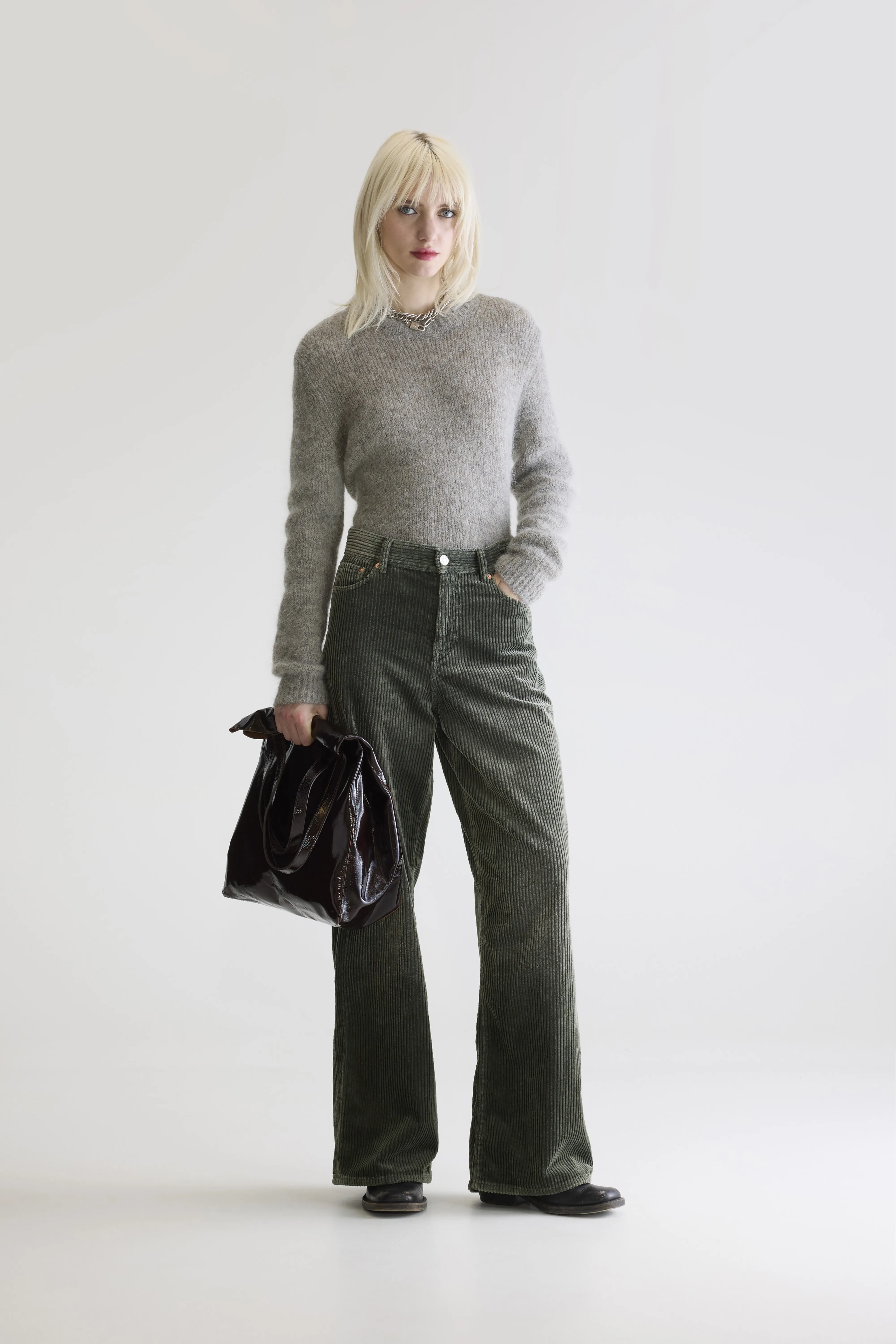 Denim N. 64 wide jeans (252 / W / SAGE) - Image 2