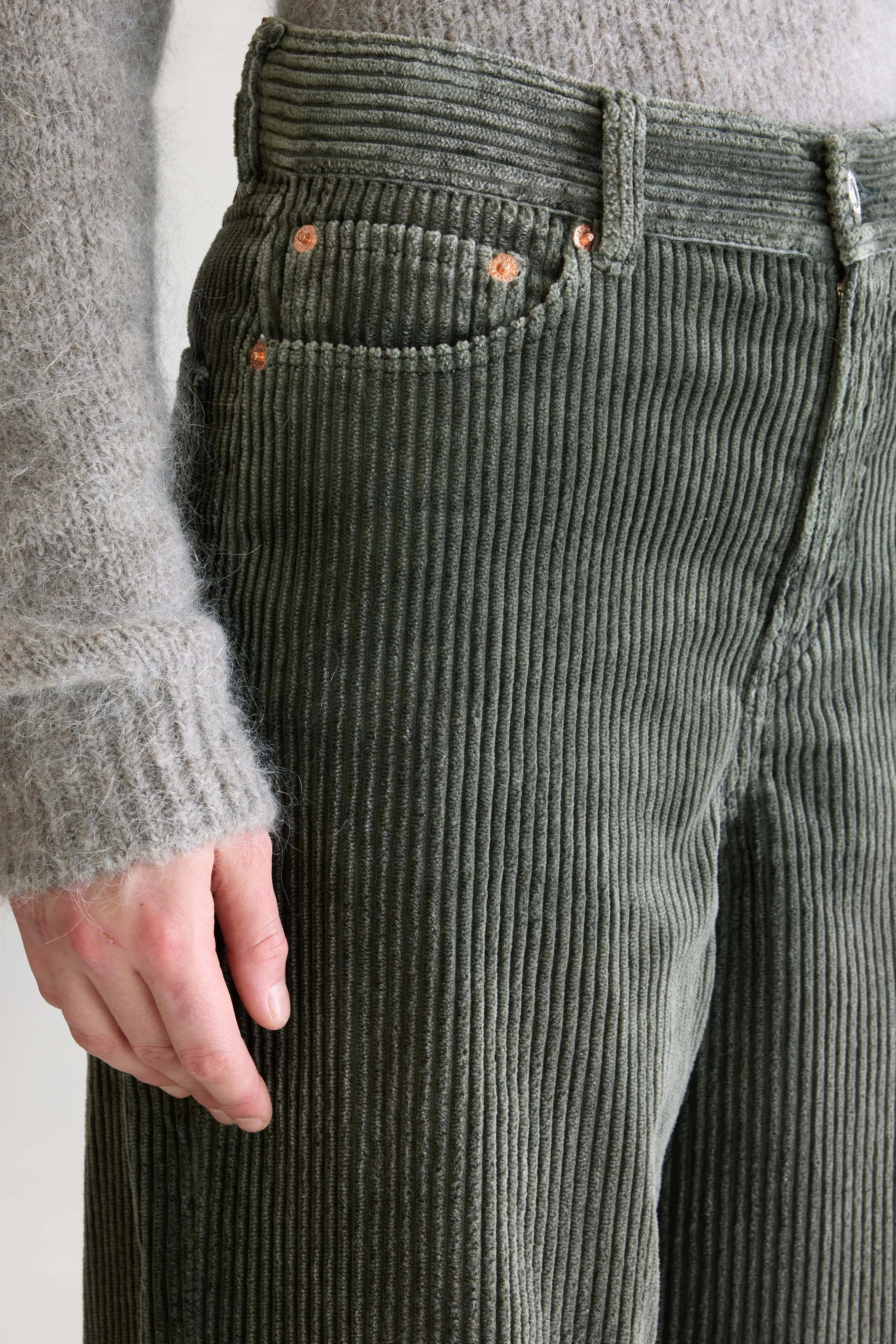 Denim N. 64 wide jeans (252 / W / SAGE) - Image 6