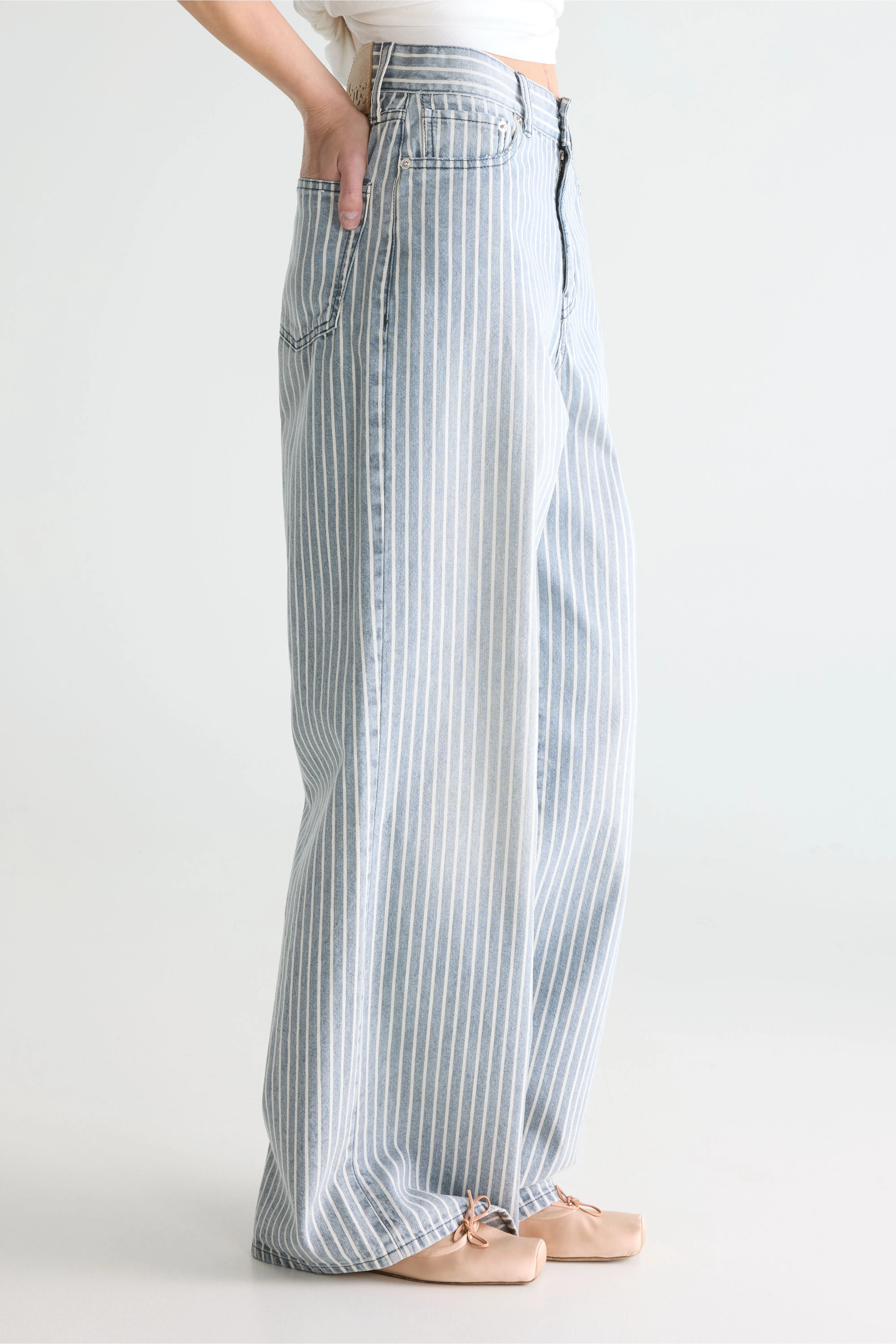 Denim N. 64 wide jeans (261 / W / STRIPE A) - Image 5