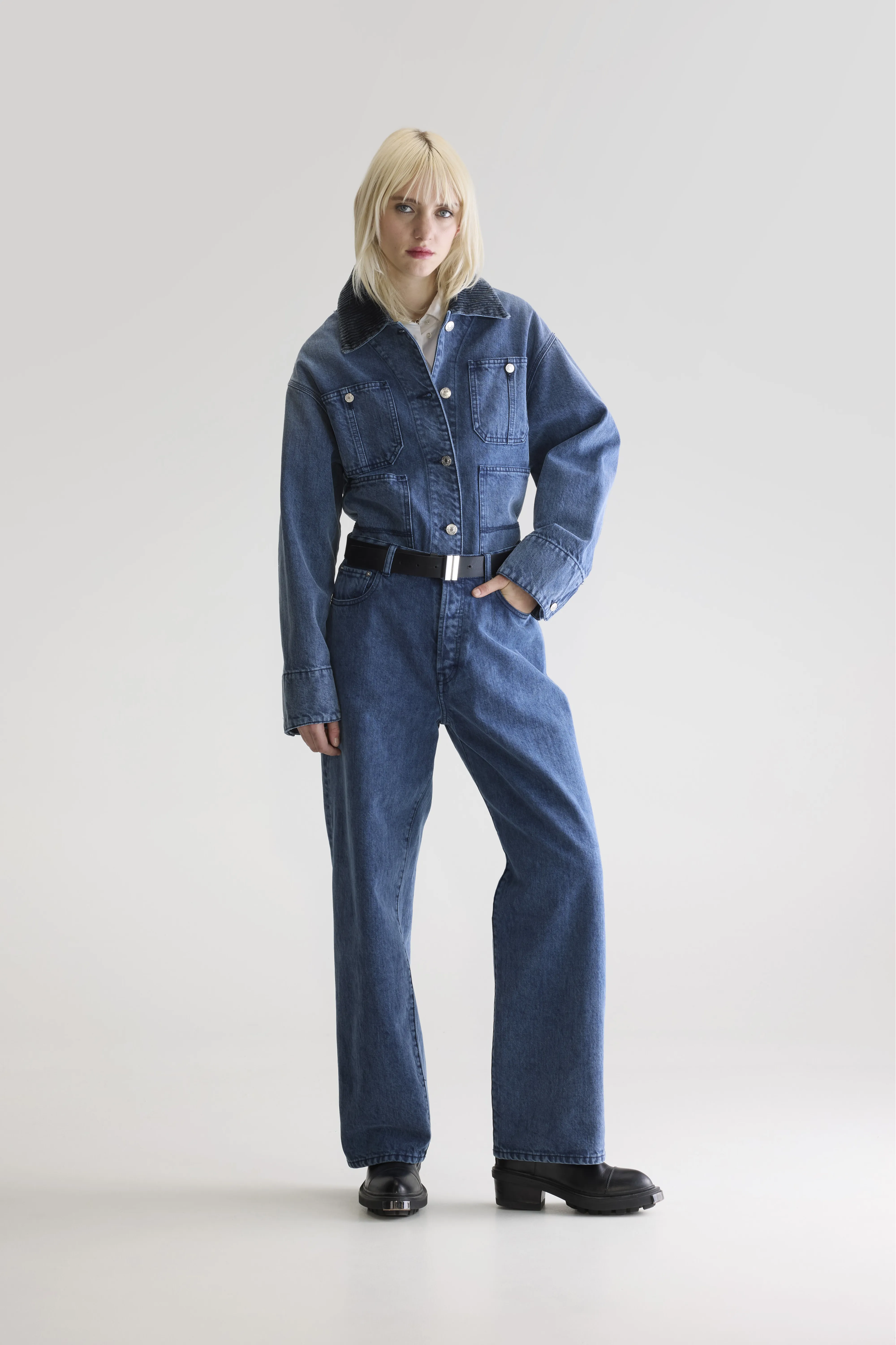 Denim N. 66 wide jeans (252 / W / BLUE SNOW) - Image 2