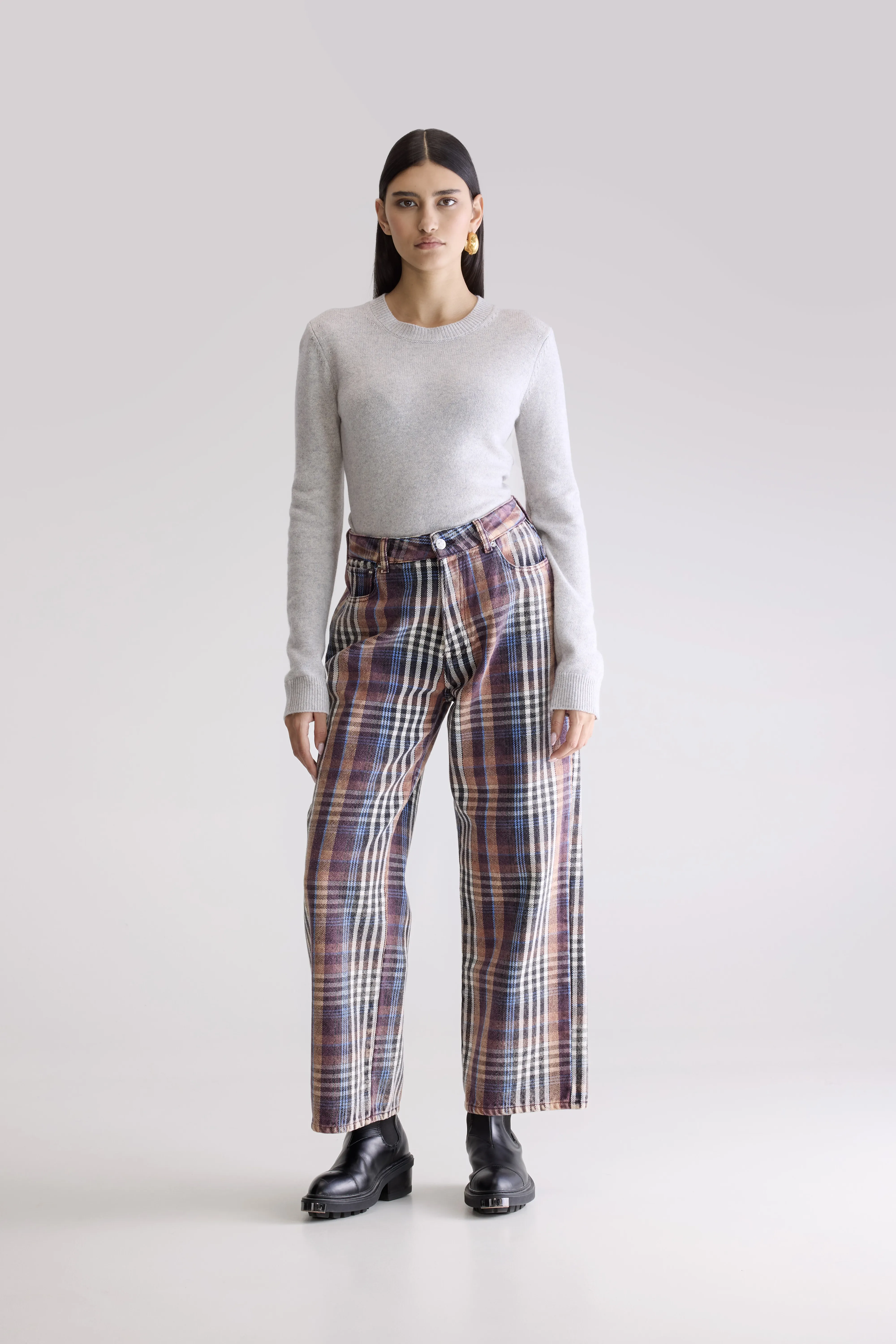 Denim N. 66 wide jeans (252 / W / CHECK A) - Image 2
