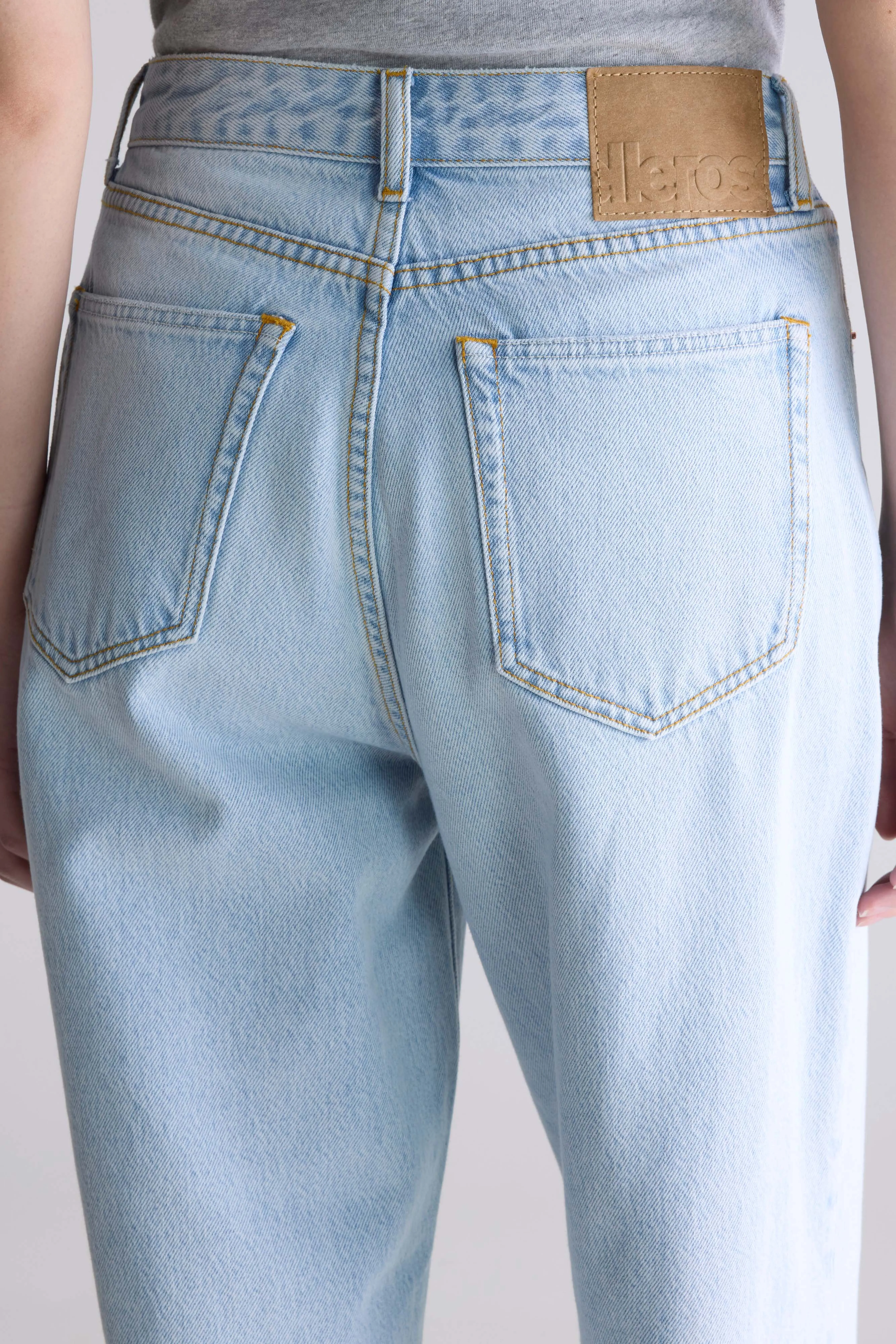 Denim N. 66 wide jeans (252 / W / USED LT BLUE) - Image 7