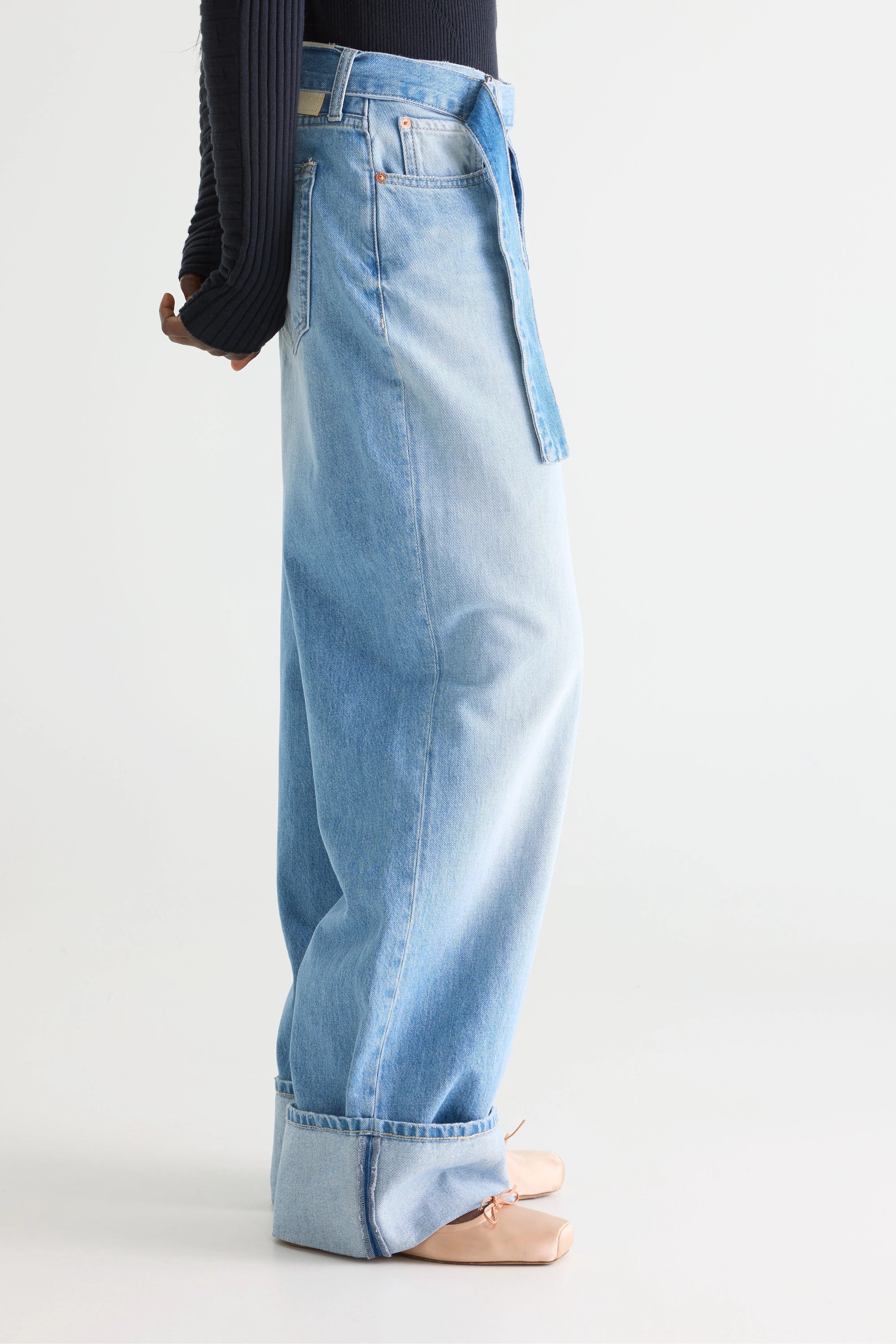 Denim N. 67 loose jeans (261 / W / USED LT BLUE) - Image 5